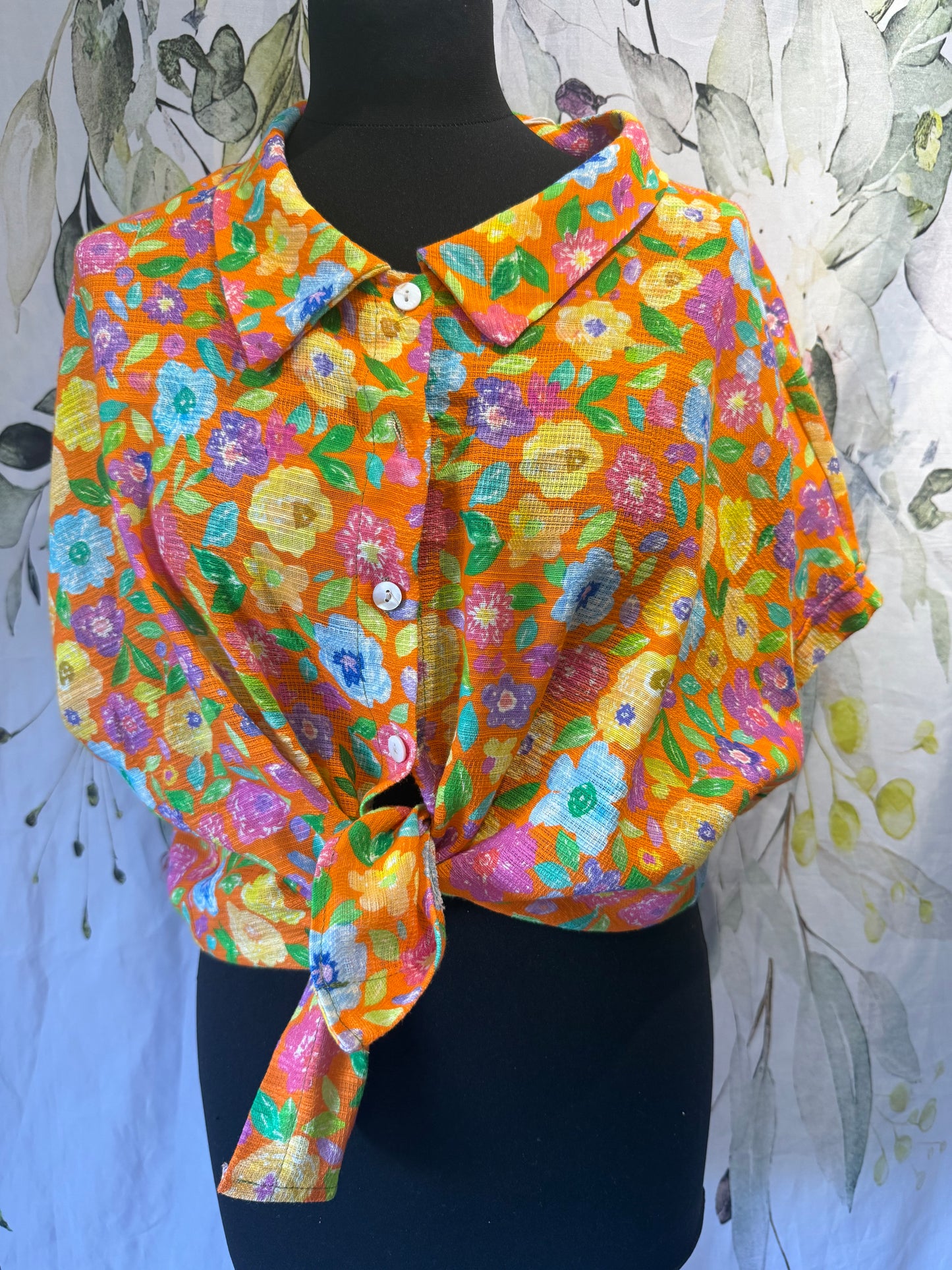 Floral Linen Shirt