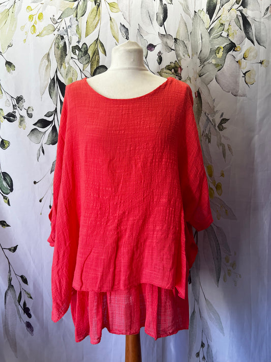 Layered Cotton Top