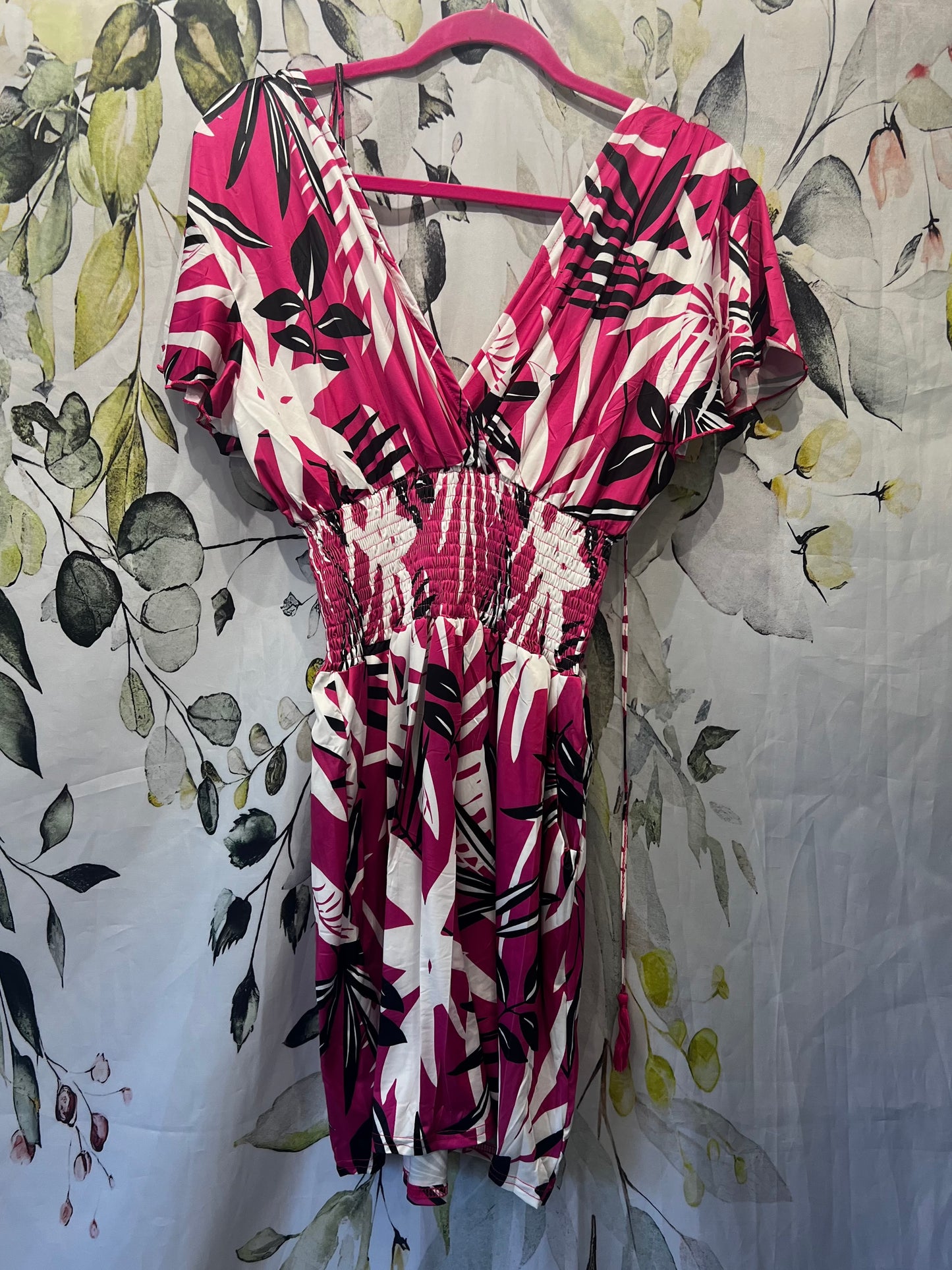 Tropical Leaf Playsuit