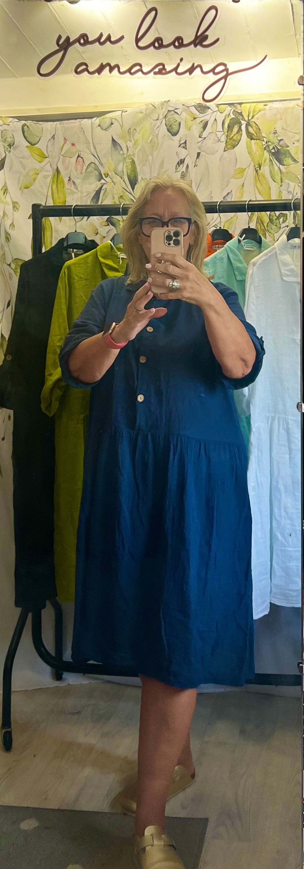 Linen Mix Dress