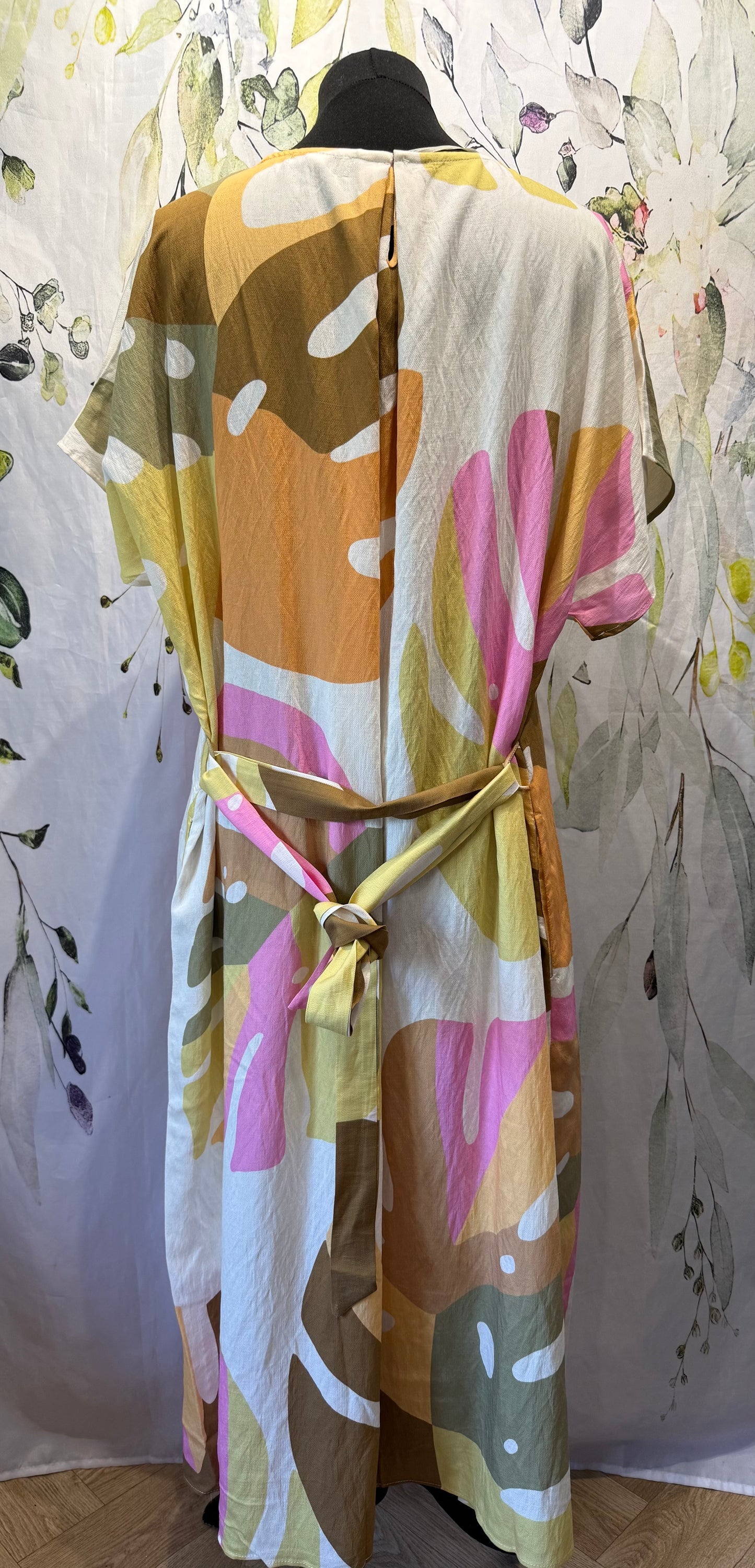 Tropical Leaf Dress