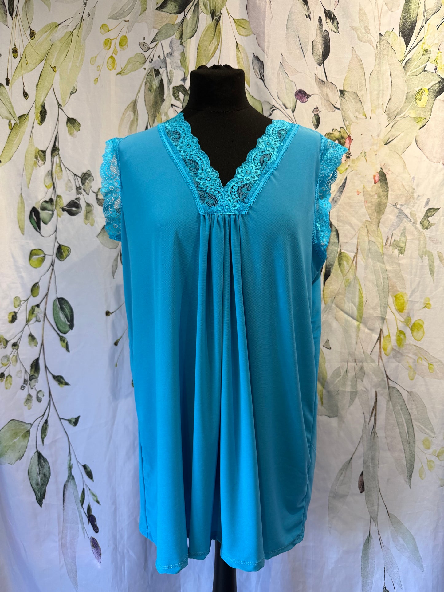 Lace Trimmed T-shirt