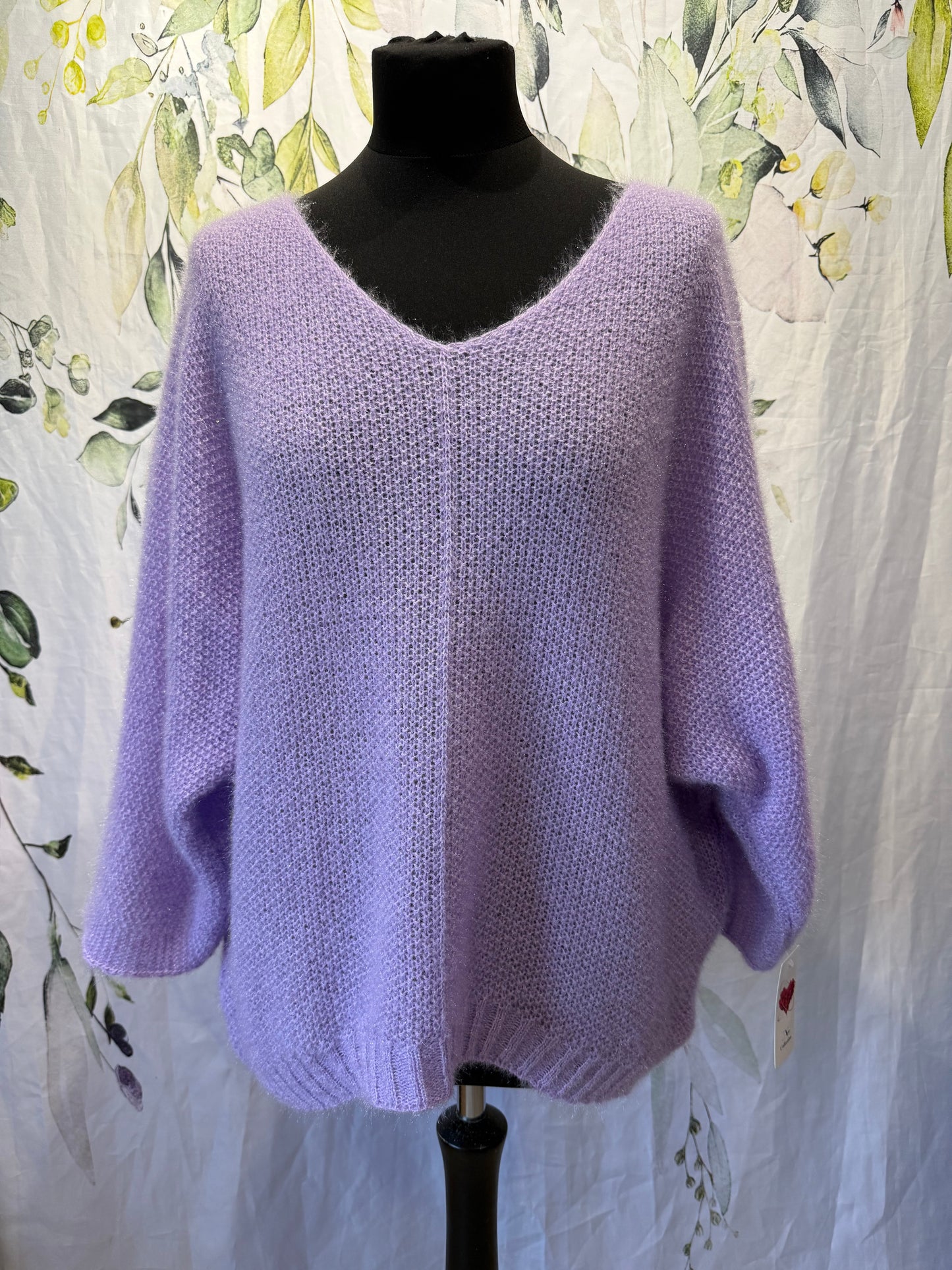 Fluffy Shimmer Knit