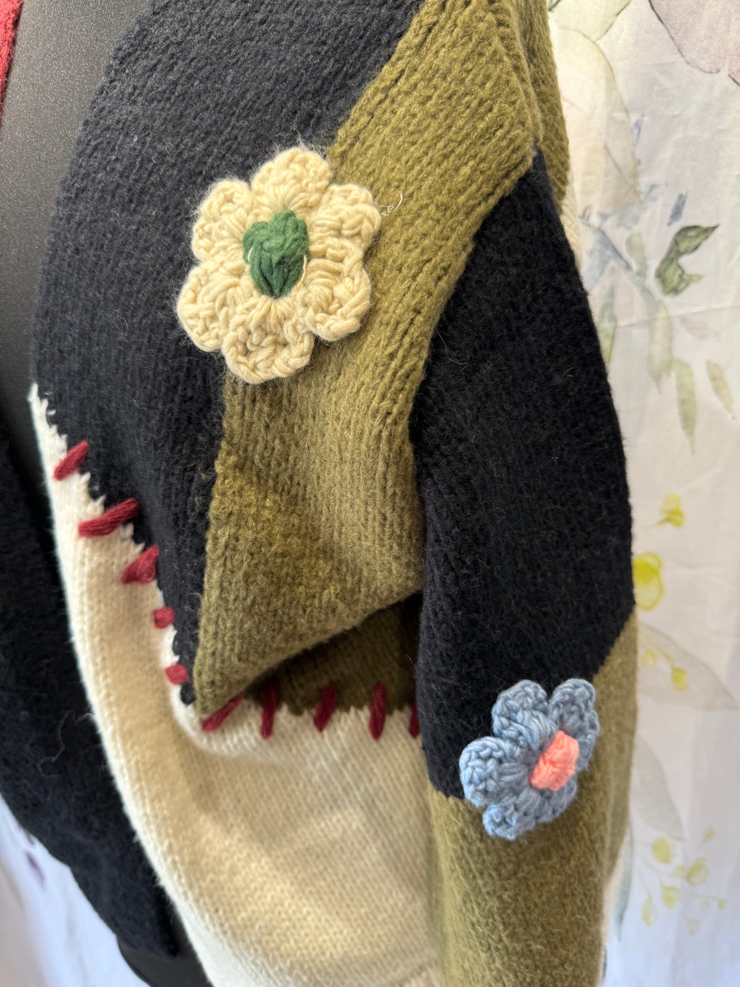 Hand Knit Style Cardi