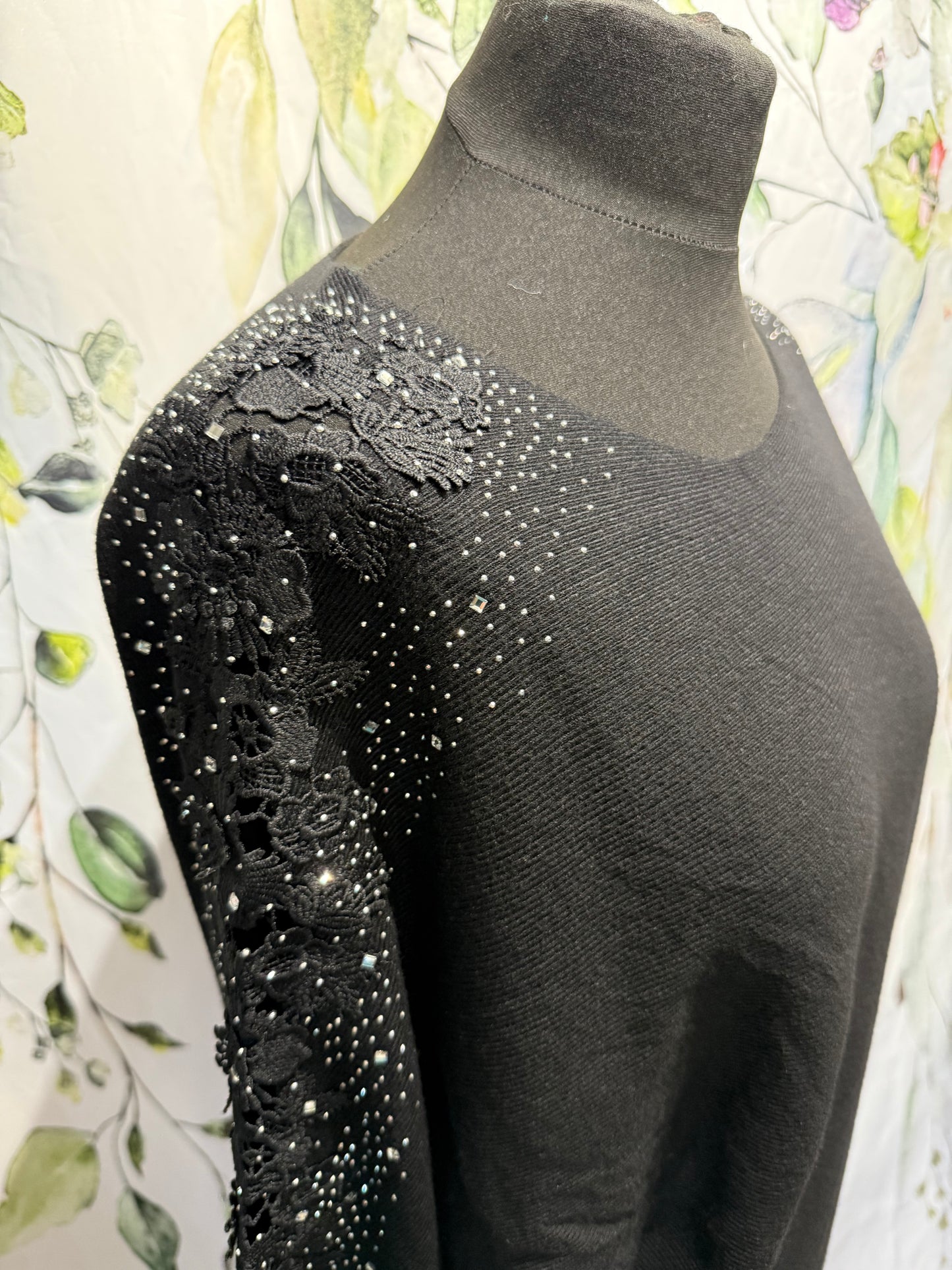 Sparkle Sleeve Knit