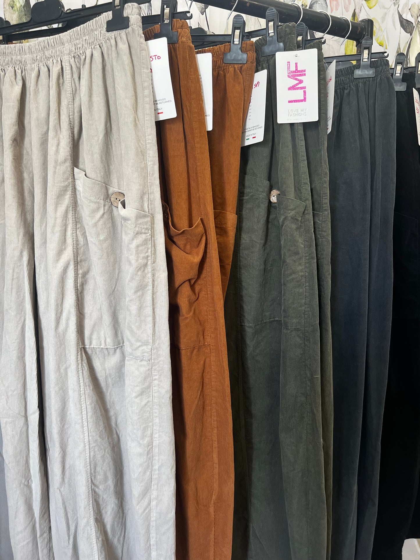 Loose Fit Cord Trousers