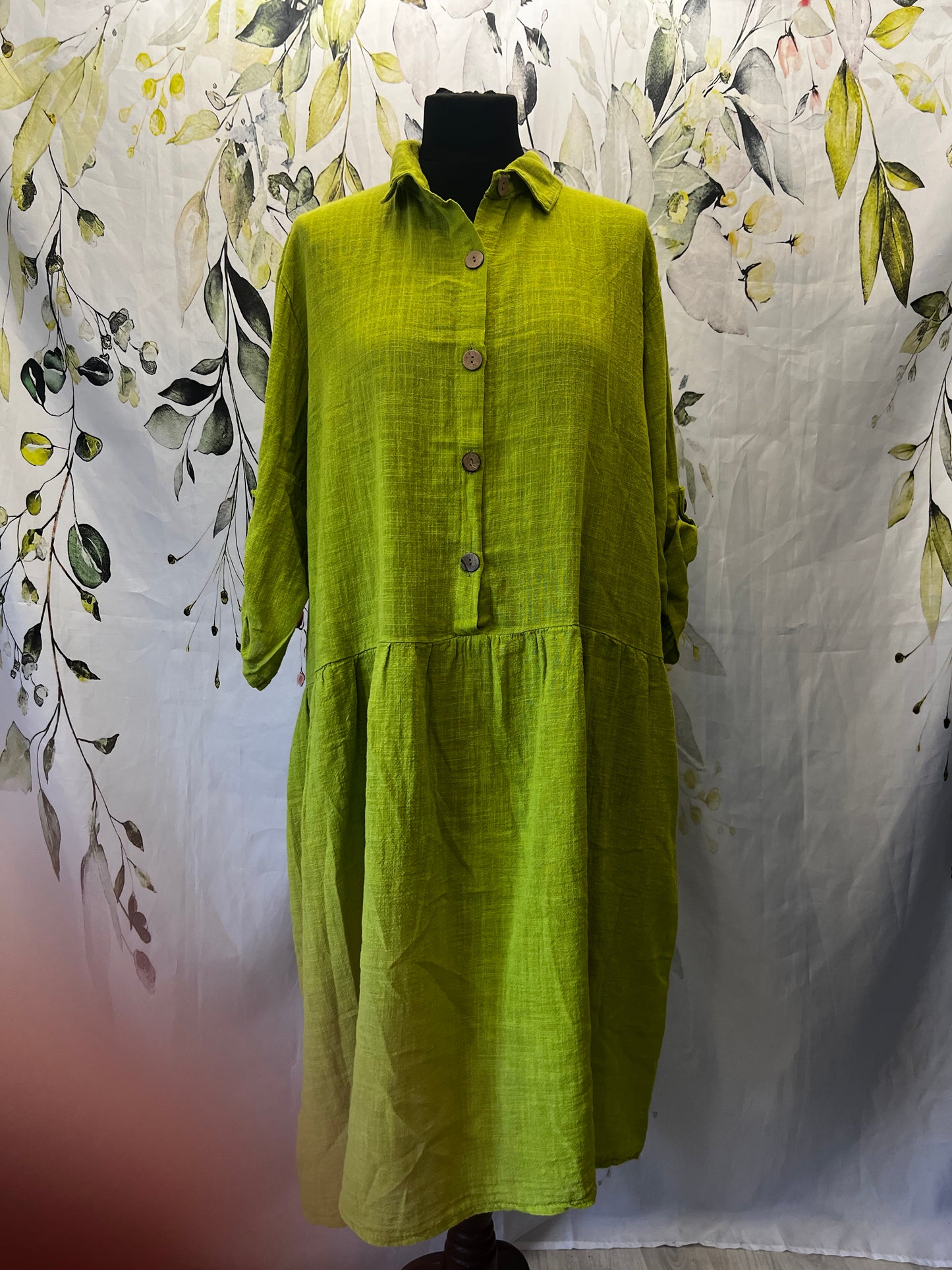 Linen Mix Dress