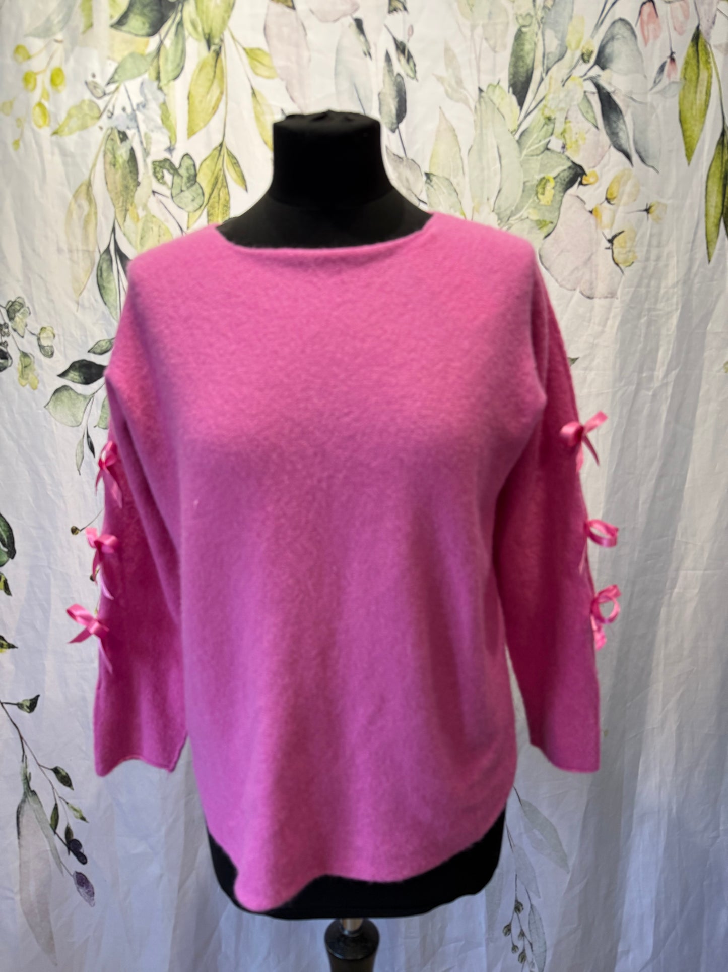 Ribbon Sleeve Knit