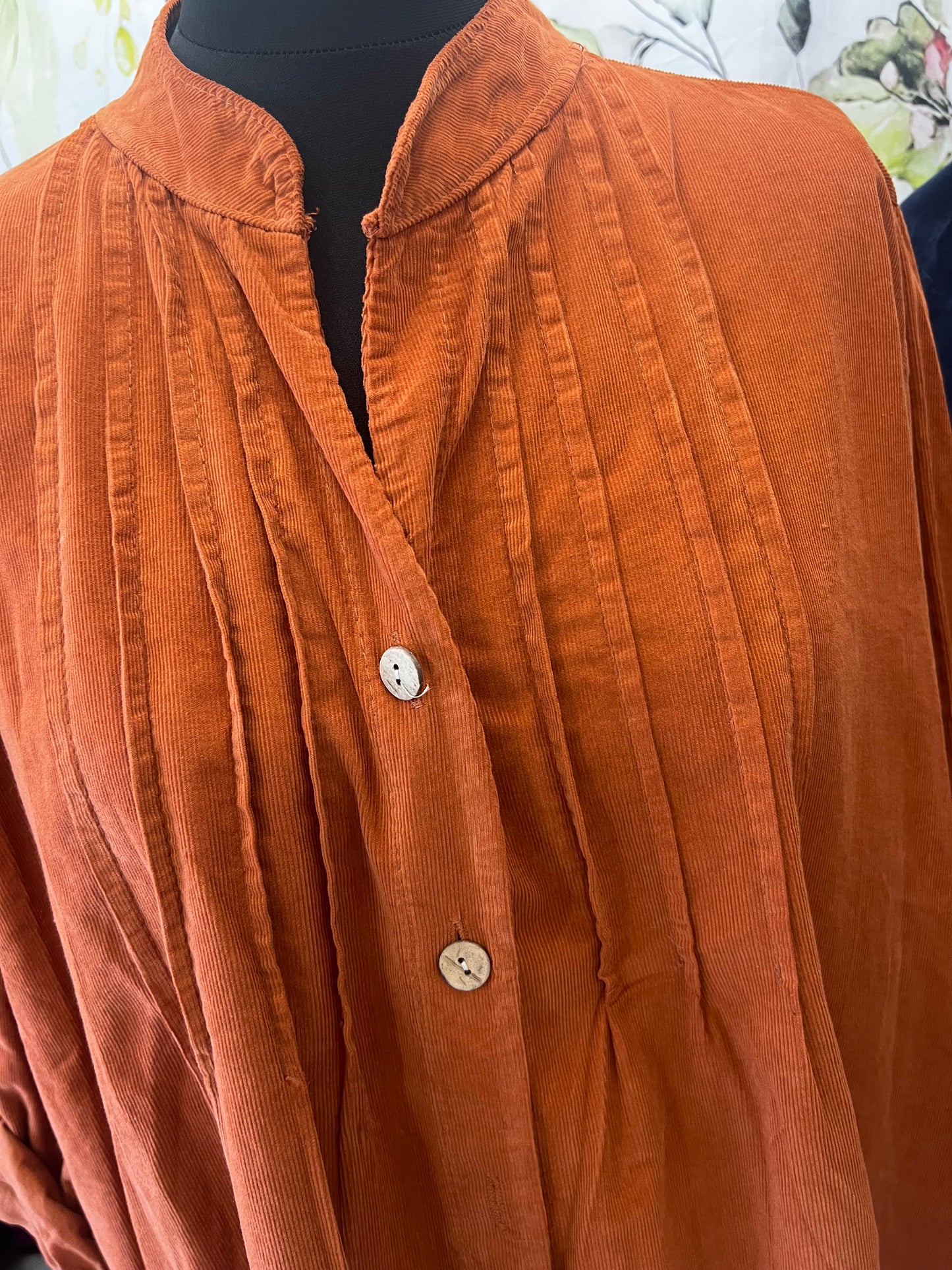 Needlecord Shirt Dress