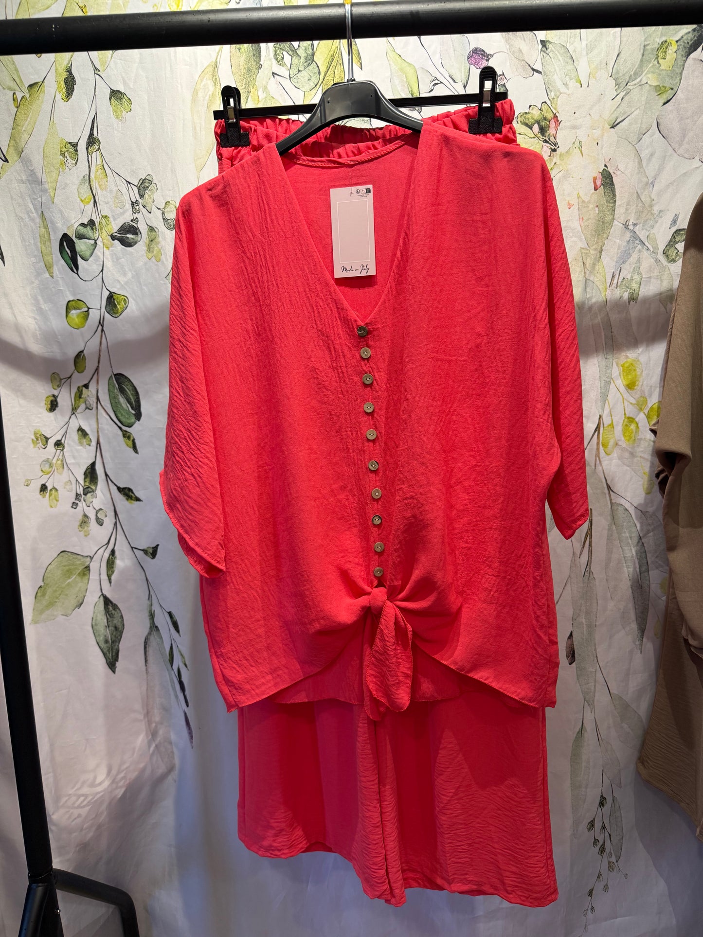 Tie Front Co-ord Set