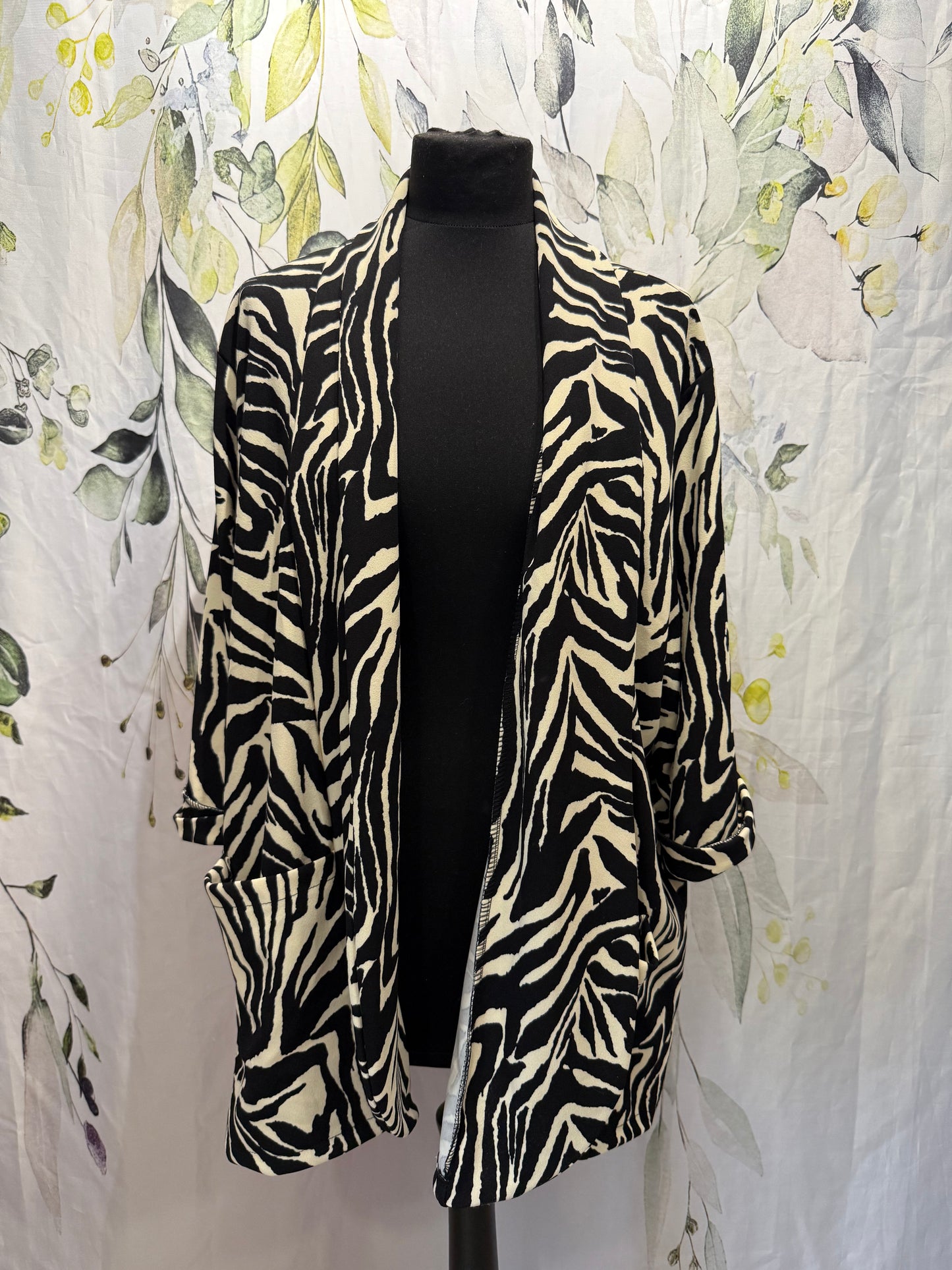 Animal Print Blazer
