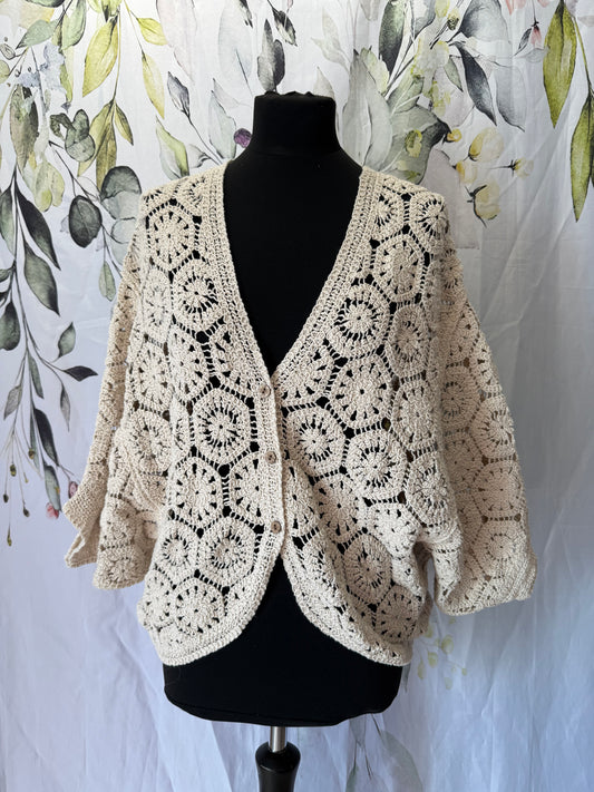 Crochet Batwing Cardi