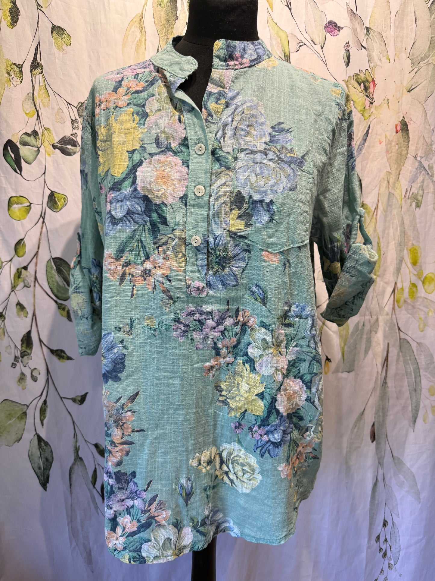 Floral Cotton Shirt