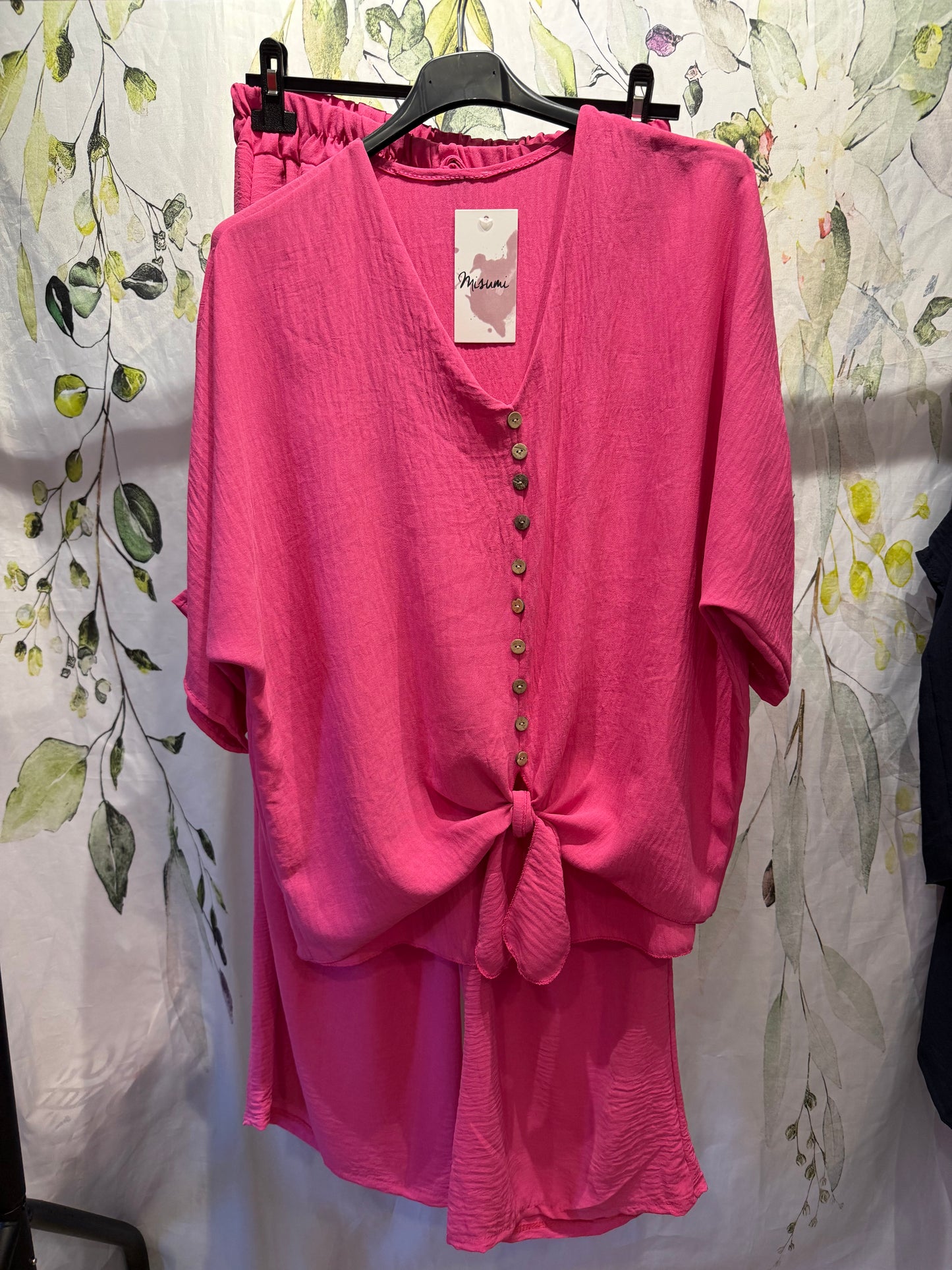 Tie Front Co-ord Set