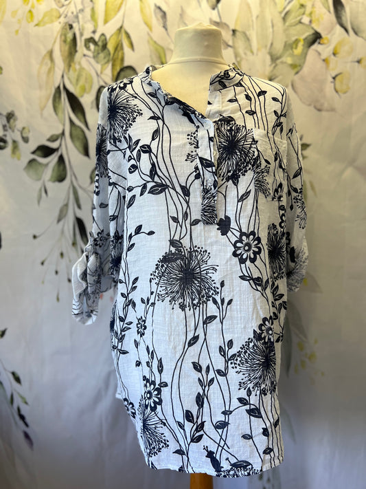 Longer Length Cotton Shirt