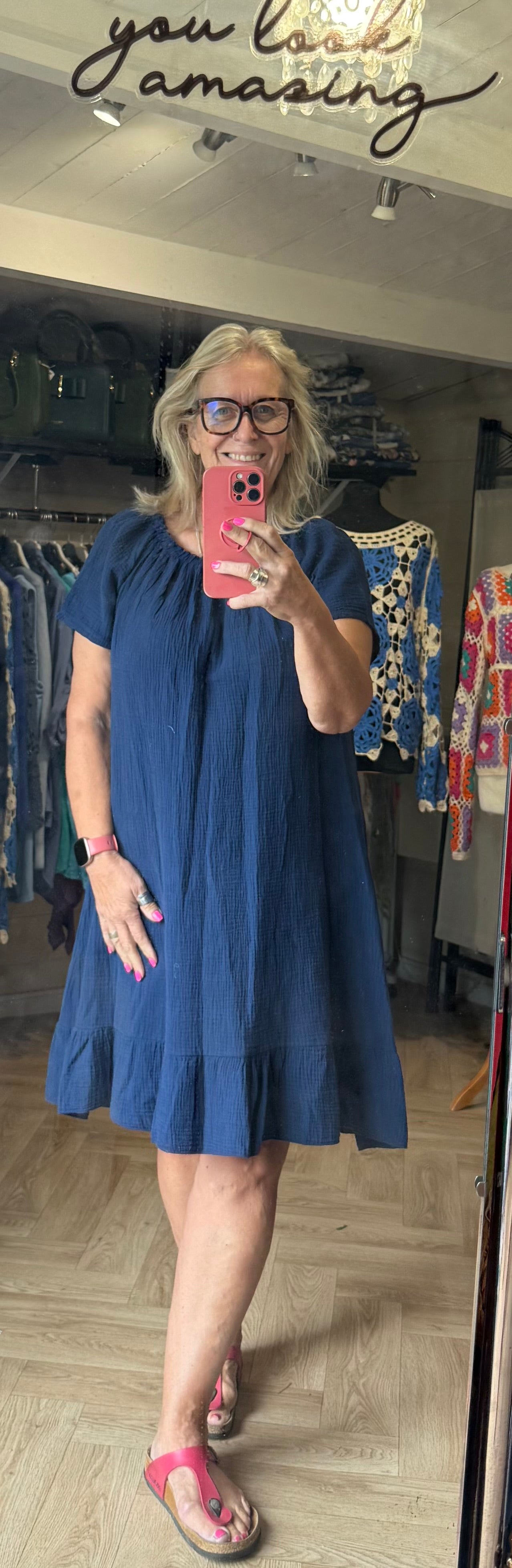 Cotton Bardot Dress