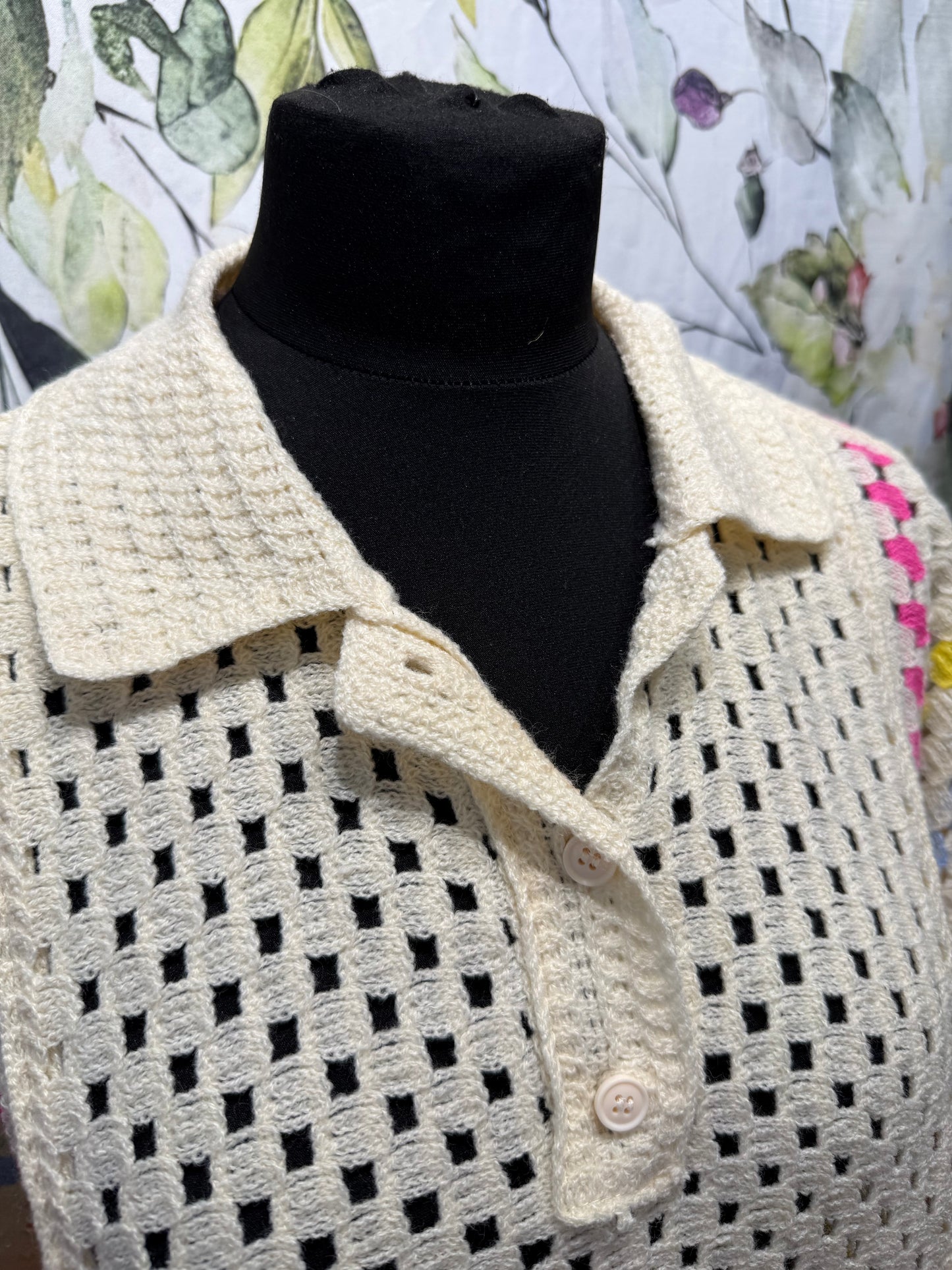 Crochet Top With Collar