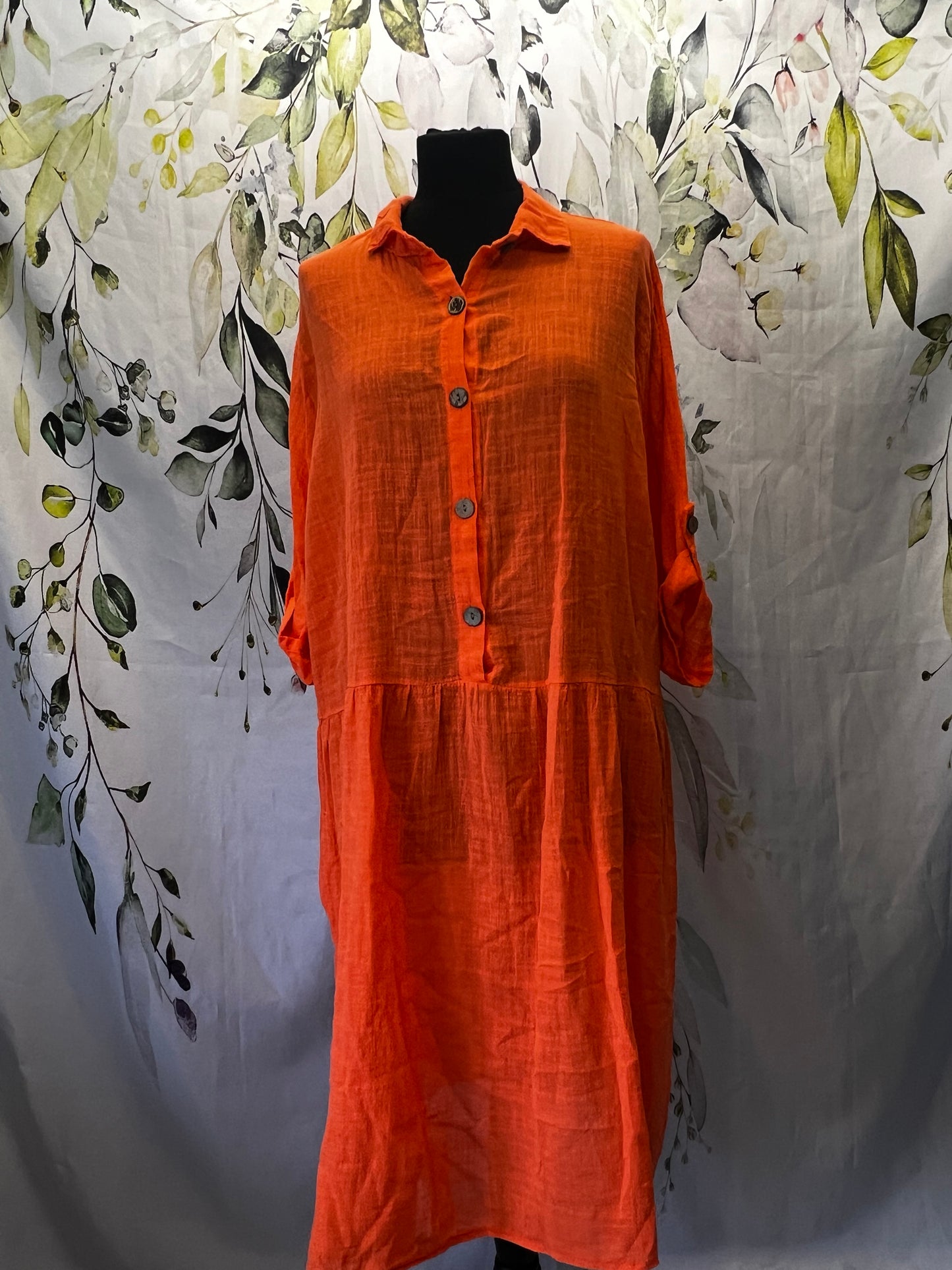 Linen Mix Dress