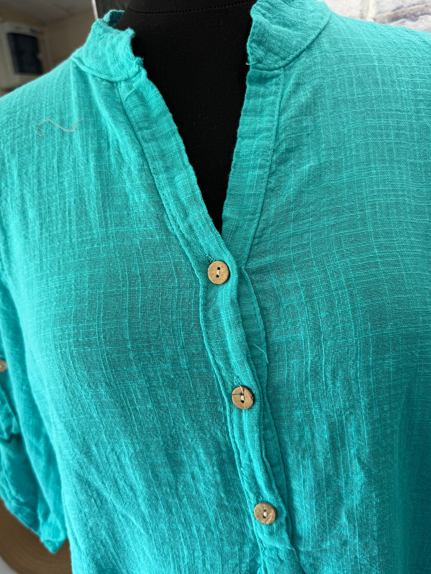 Cotton Grandad Shirt