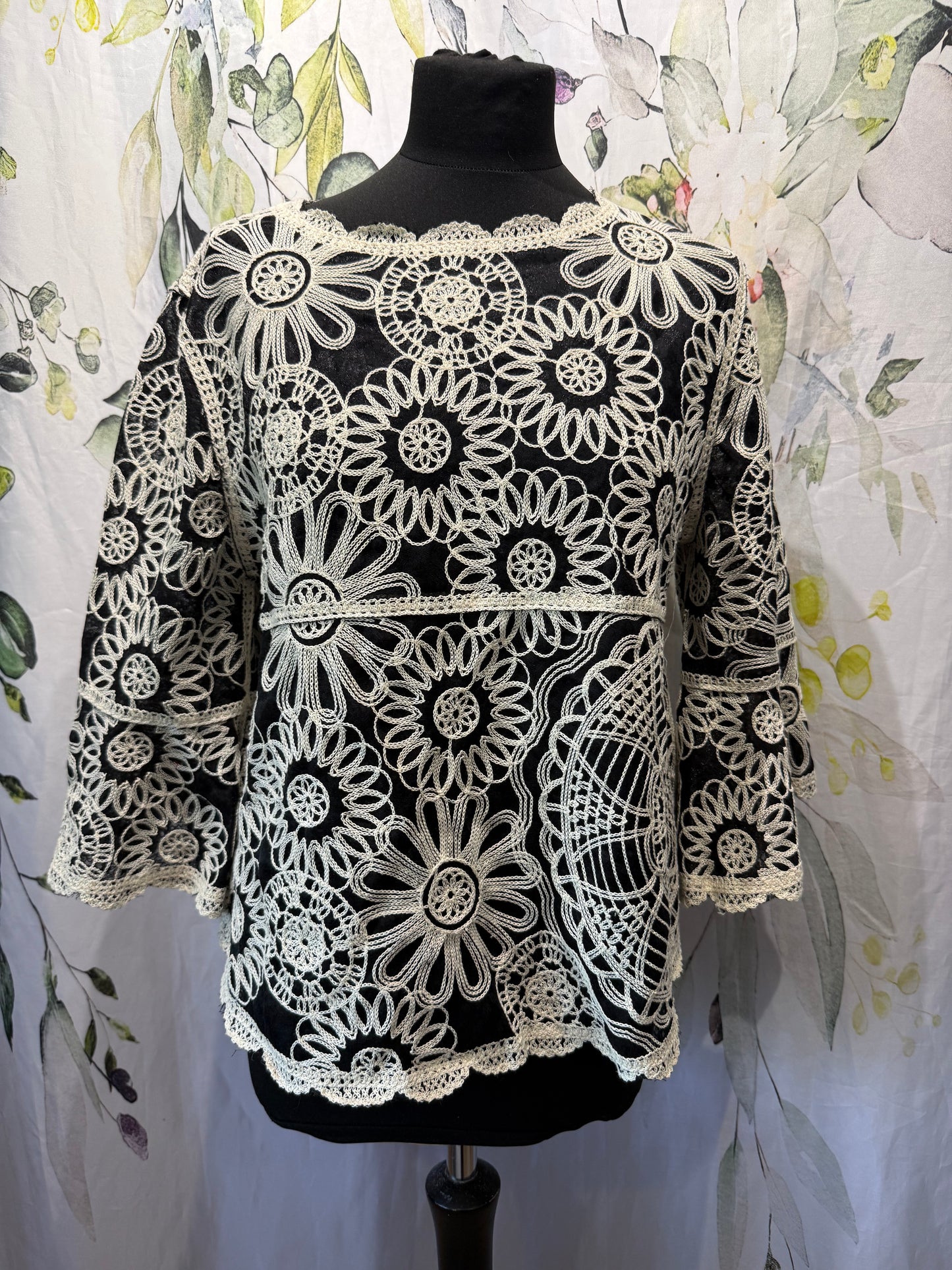 Embroidered Lace Top