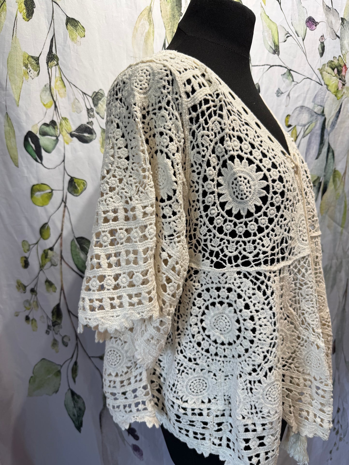 Crochet Kimono Top