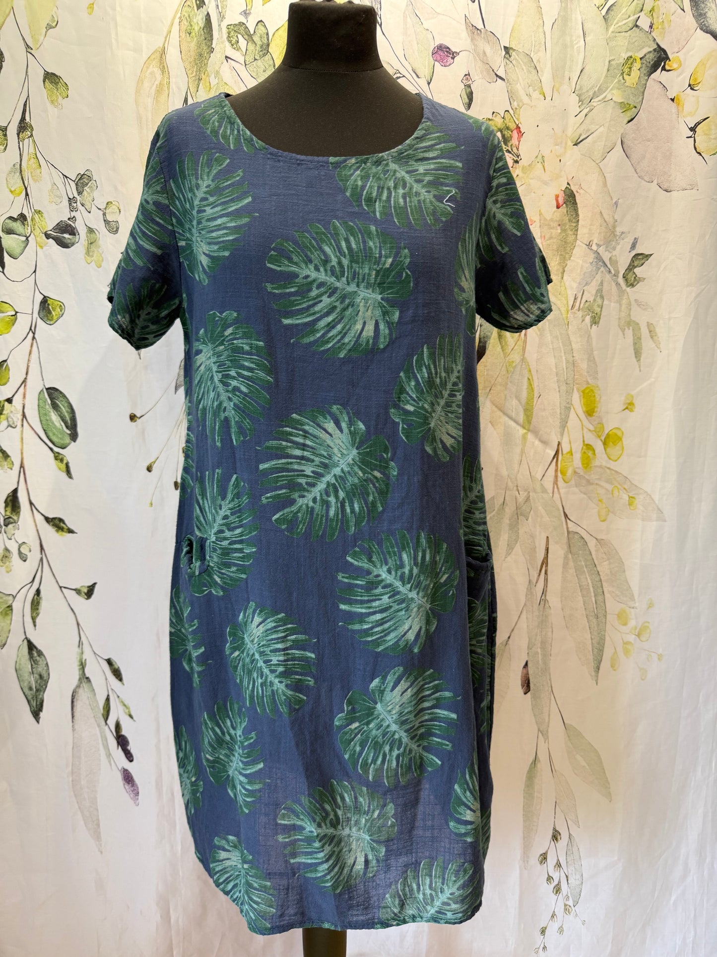 Leaf Print Dress