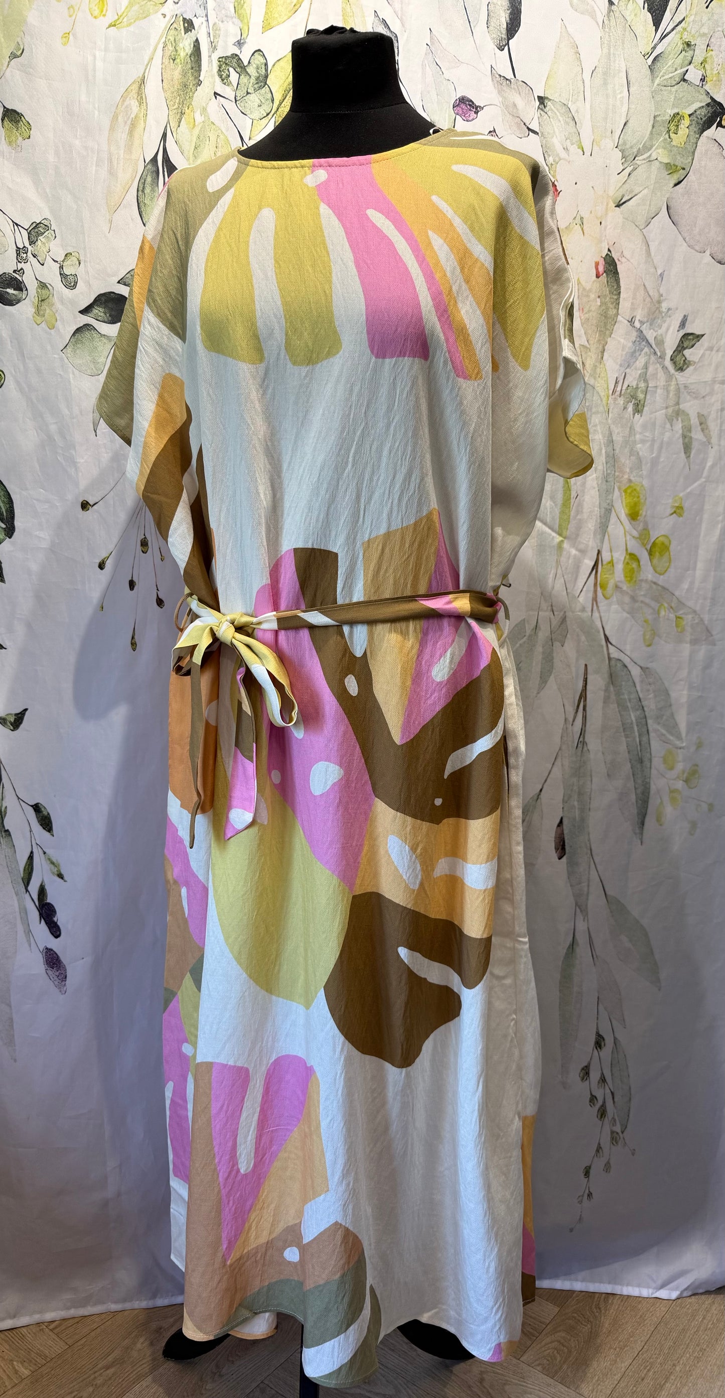 Tropical Leaf Dress