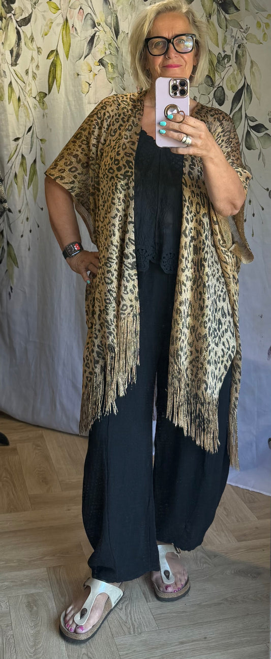 Animal Print Cover Up