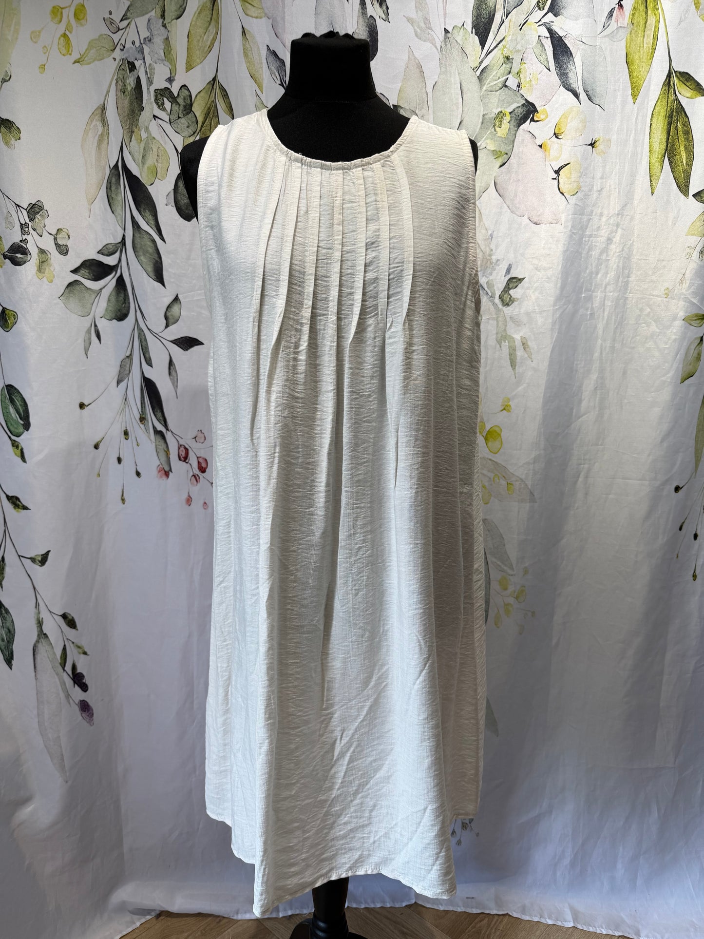 Pintuck Dress