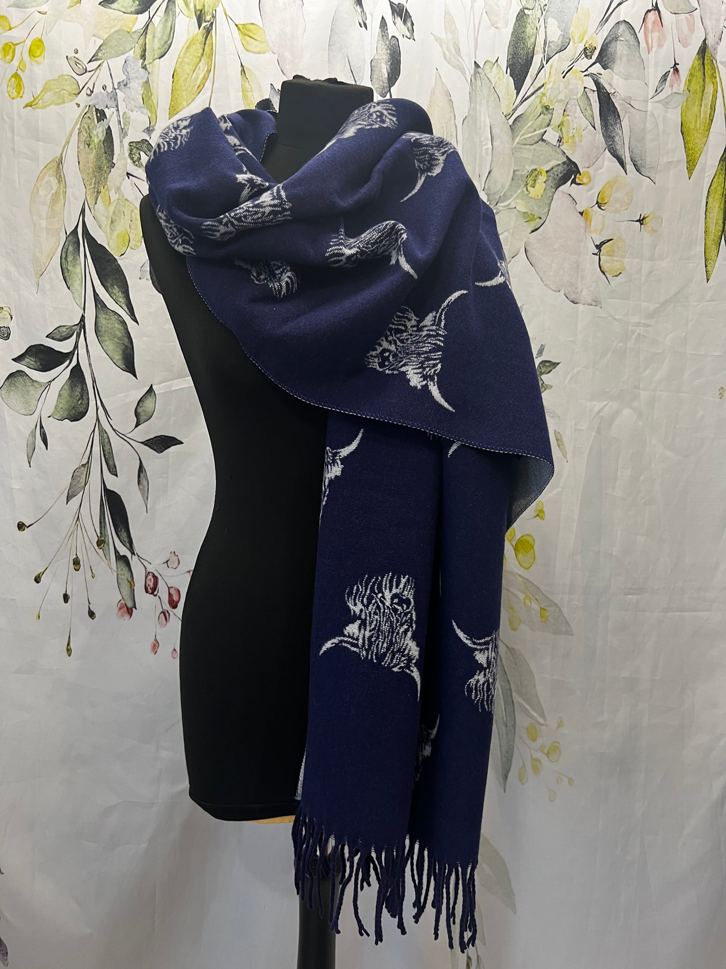 Highland Cow Scarf