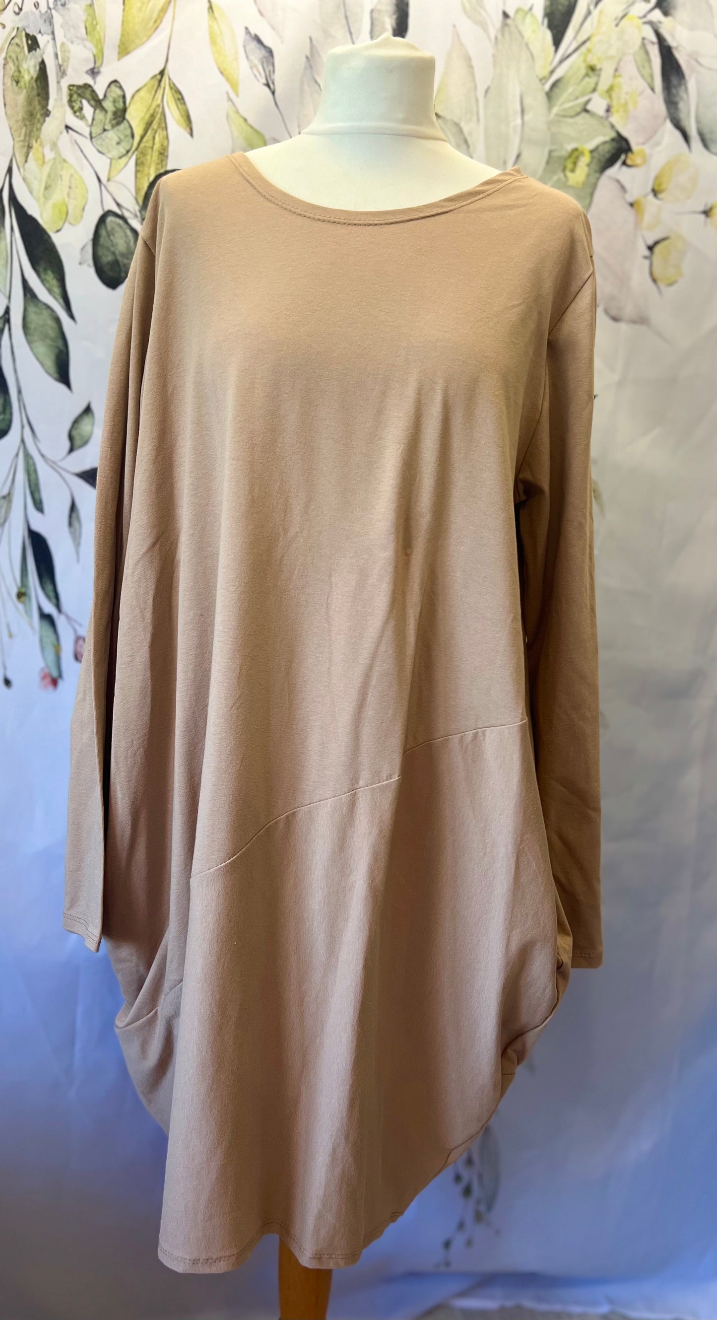 Oversized Balloon Style Tunic Dress
