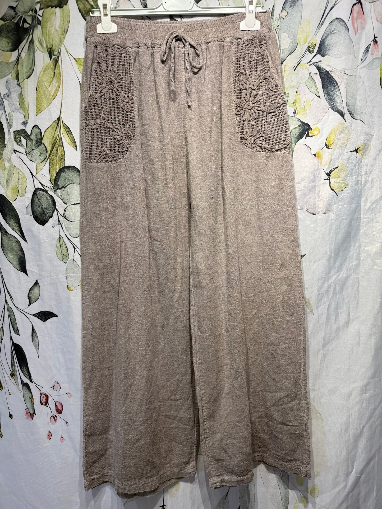 Crochet Pocket Trousers