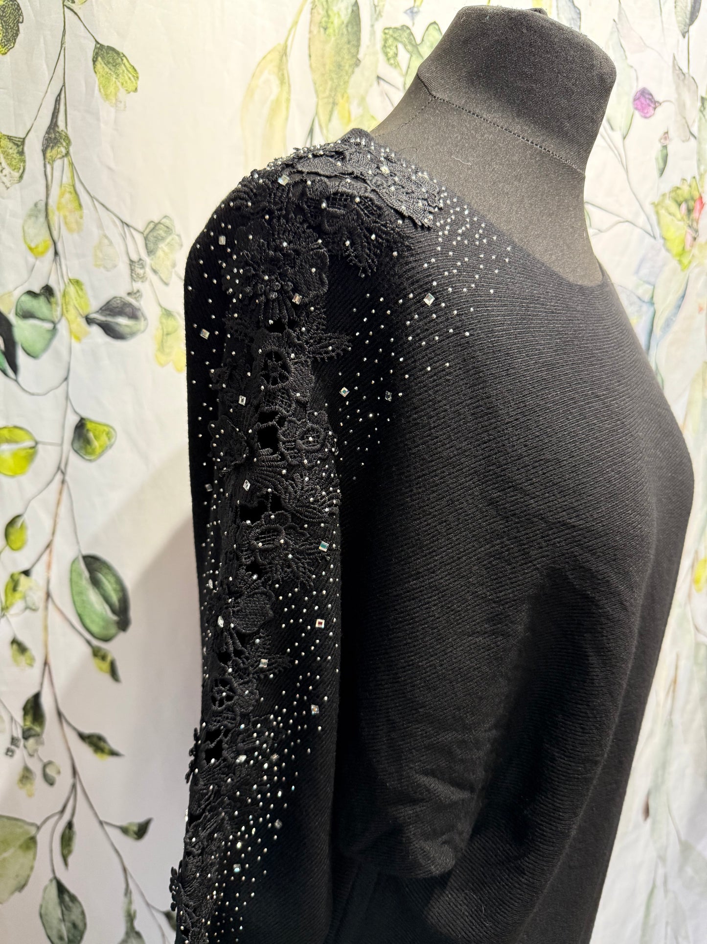 Sparkle Sleeve Knit