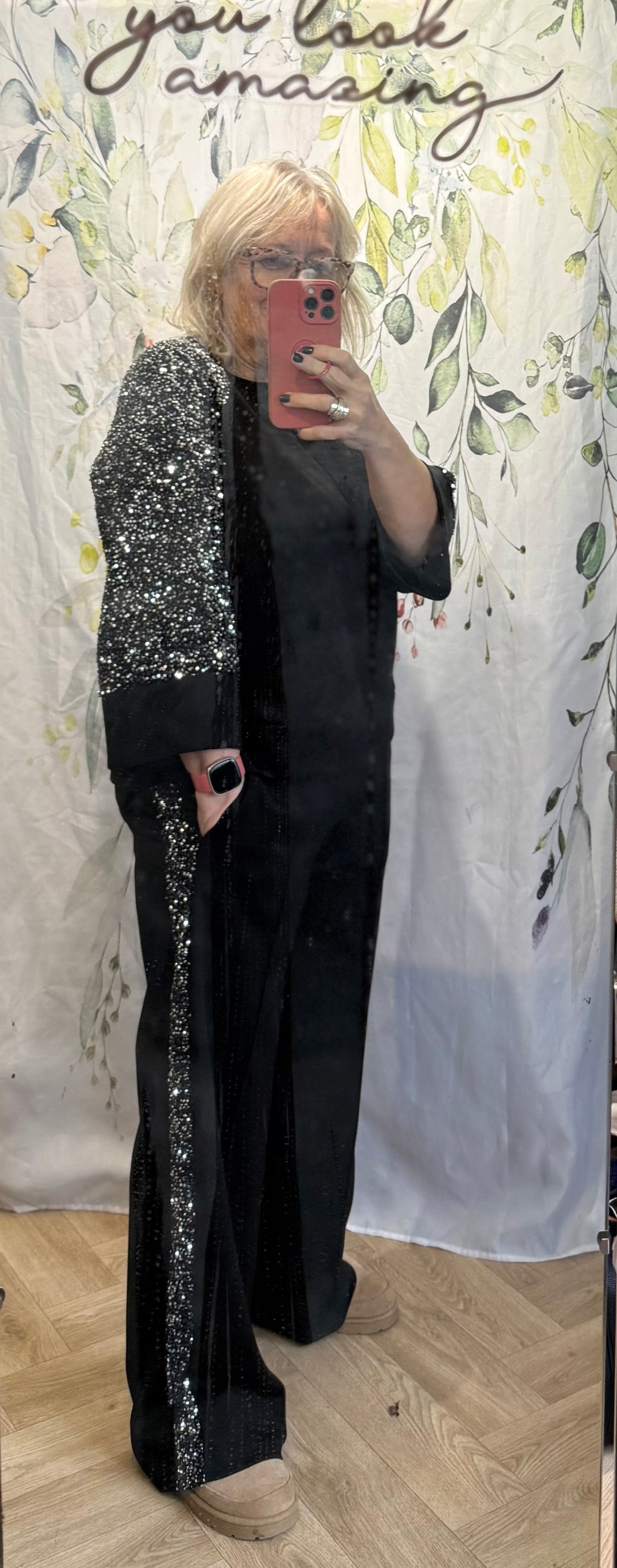 Sequin Side Trousers