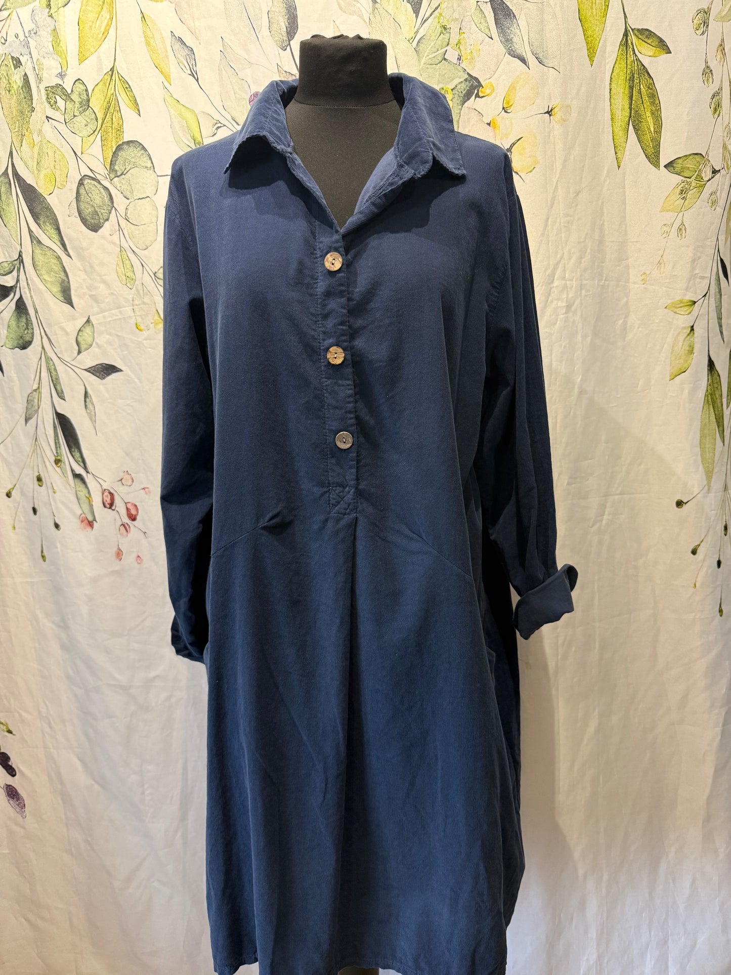 Cord Shirt Tunic