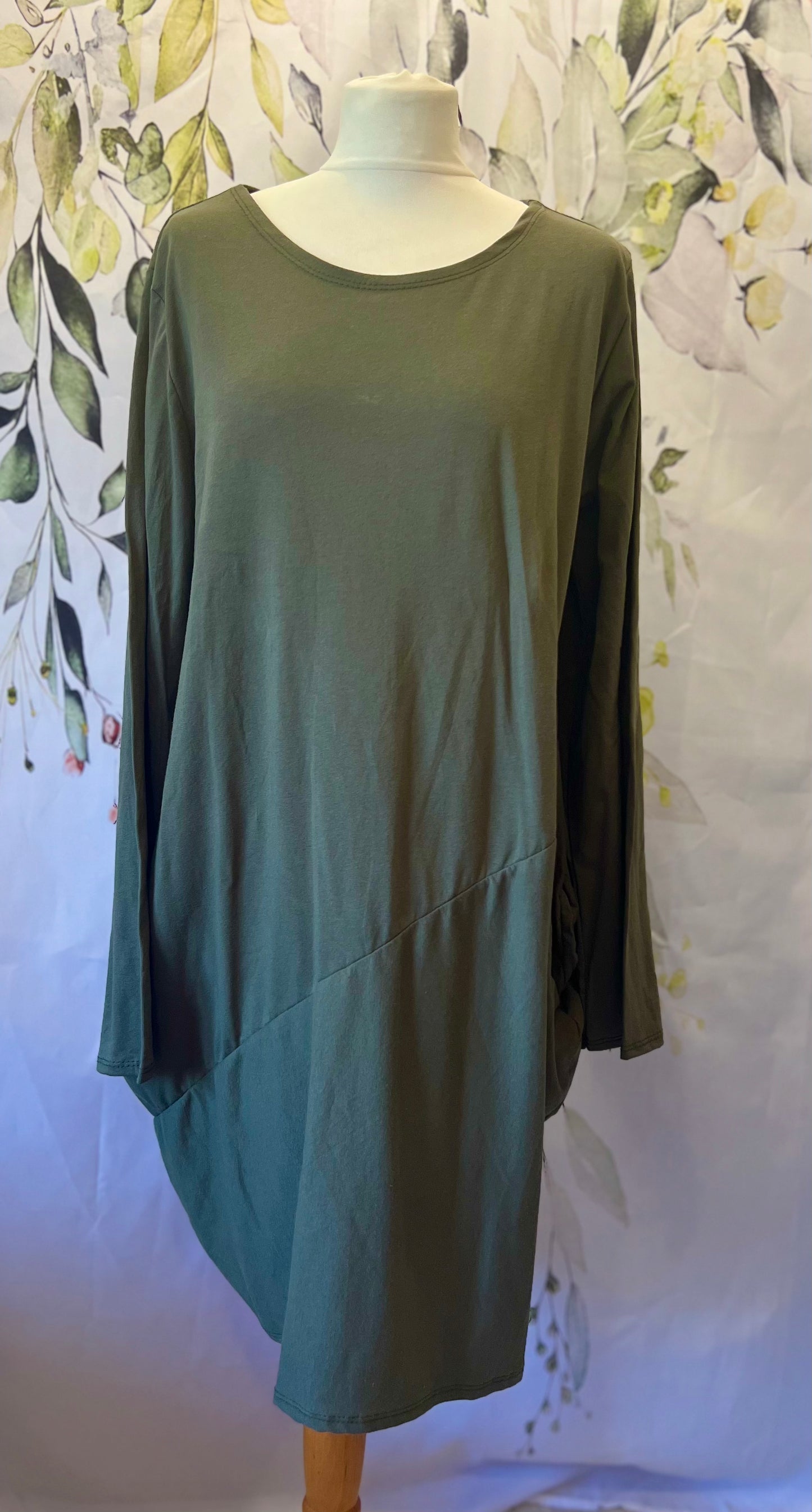 Oversized Balloon Style Tunic Dress