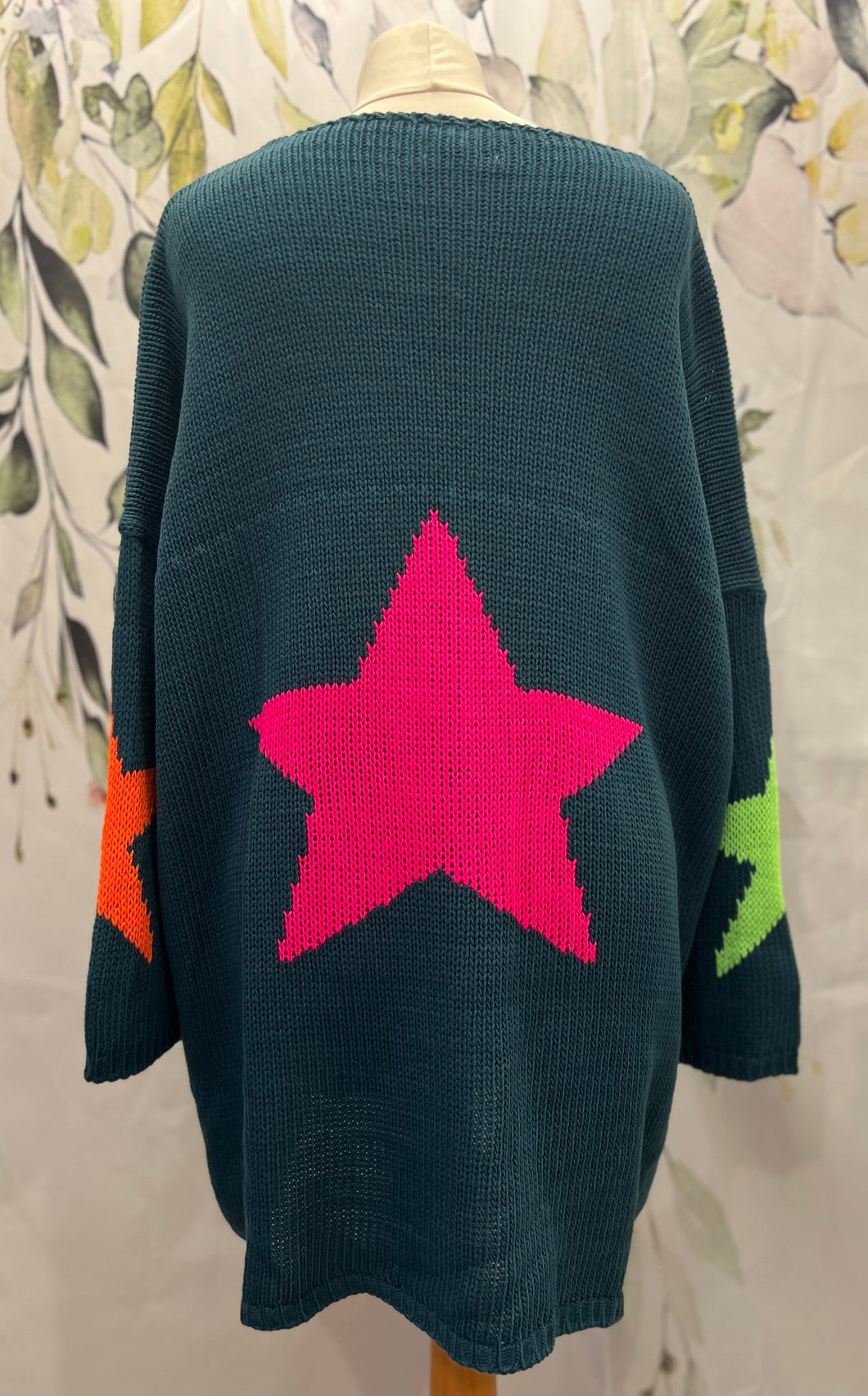 Neon Star Knit