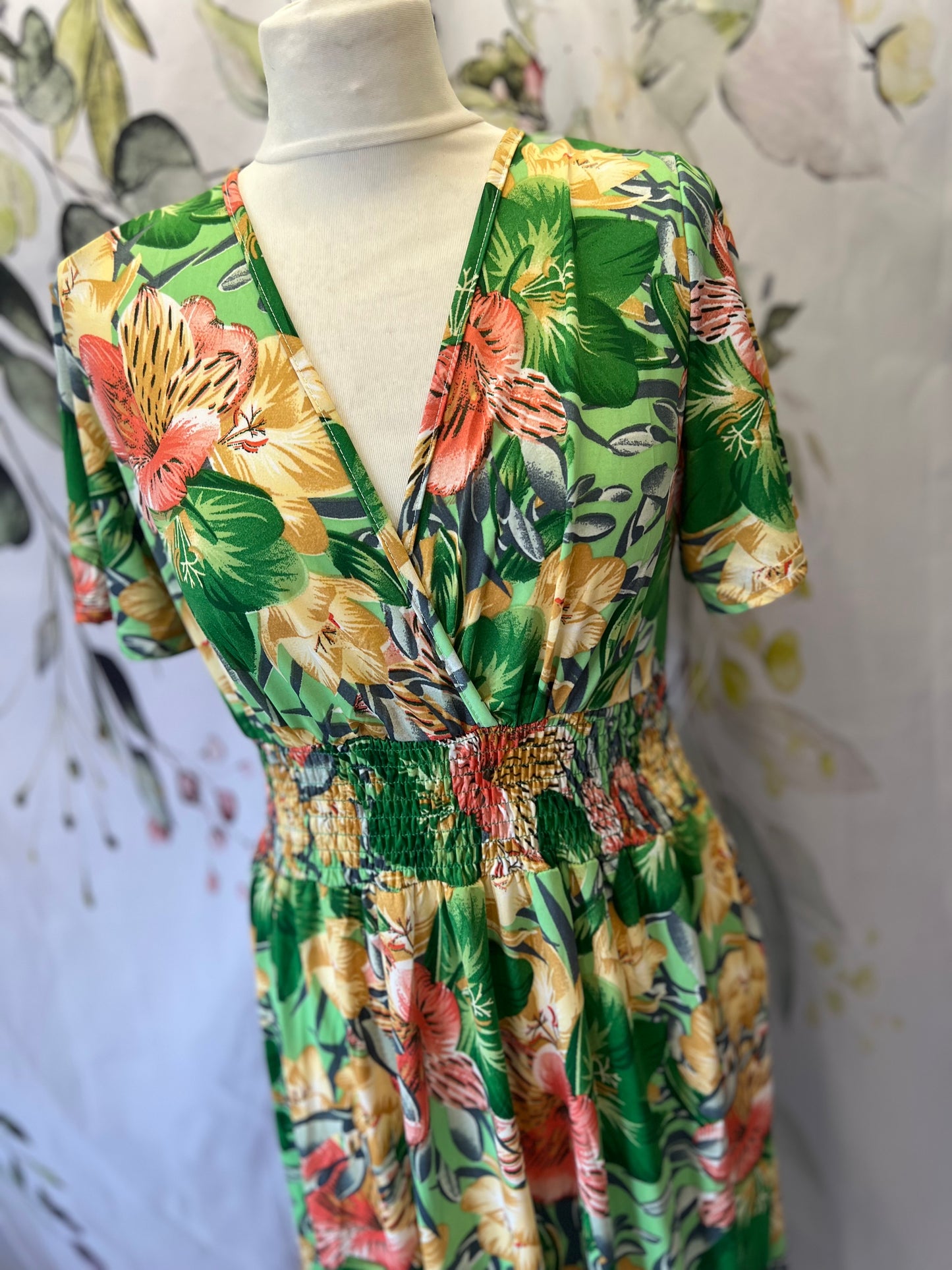 Tropical Maxi Dress