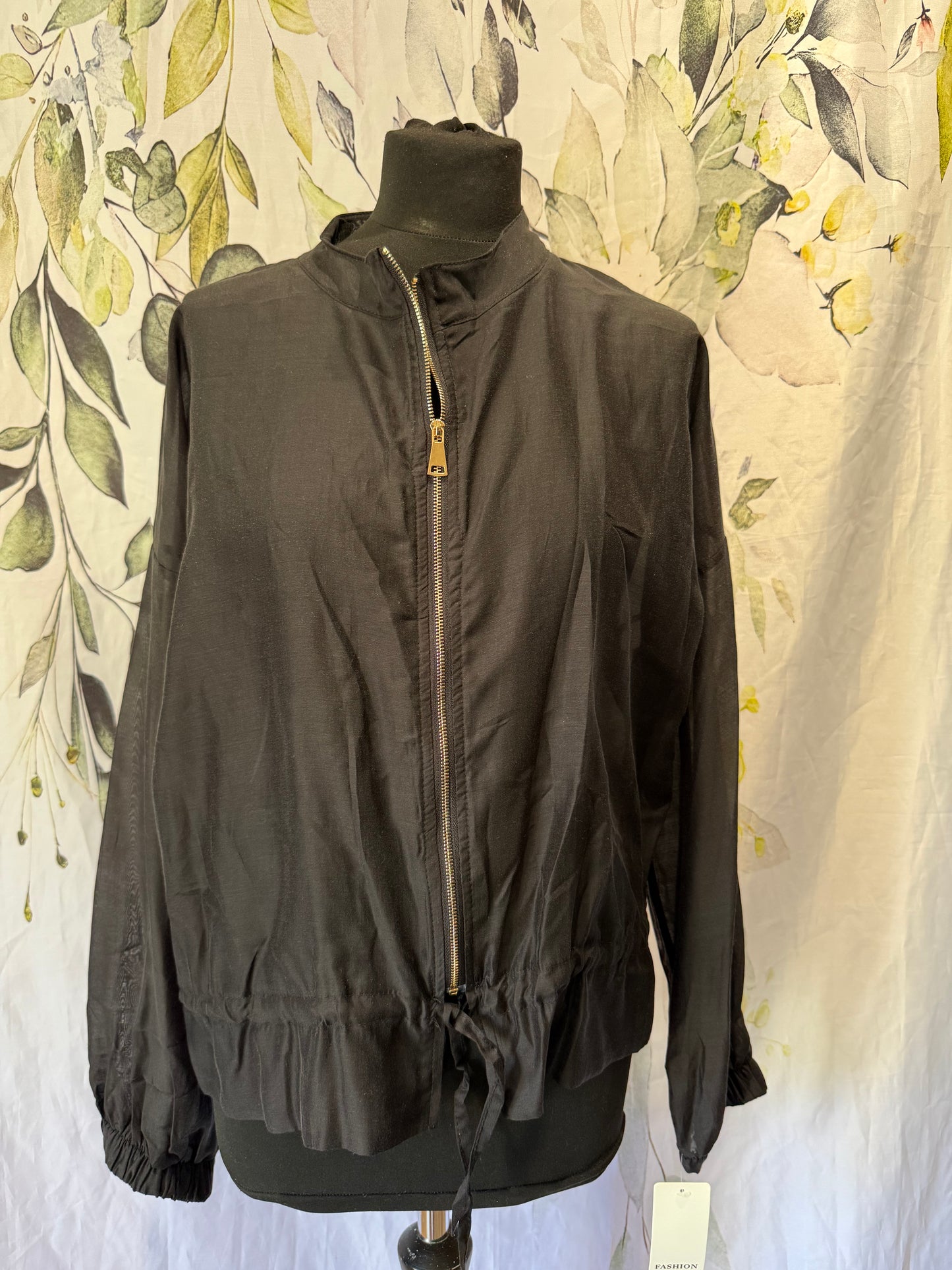 Sheer Bomber Jacket