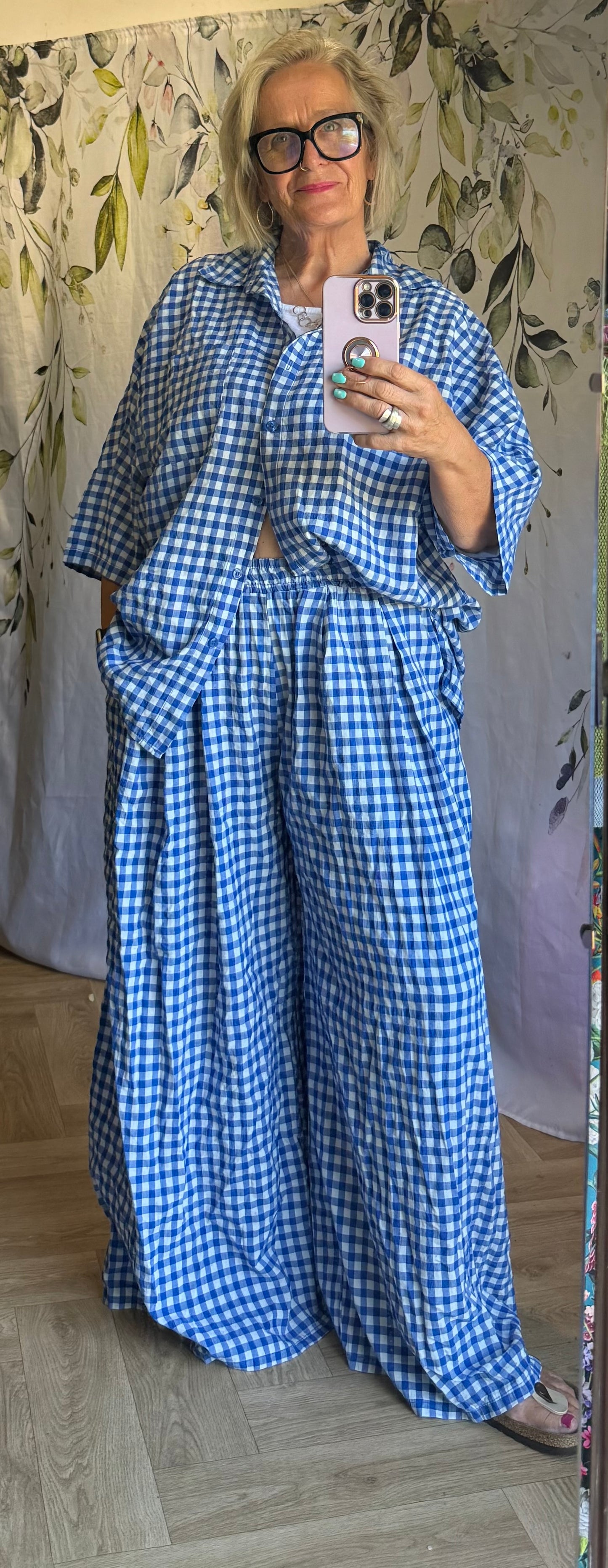 Oversized Gingham Shirt