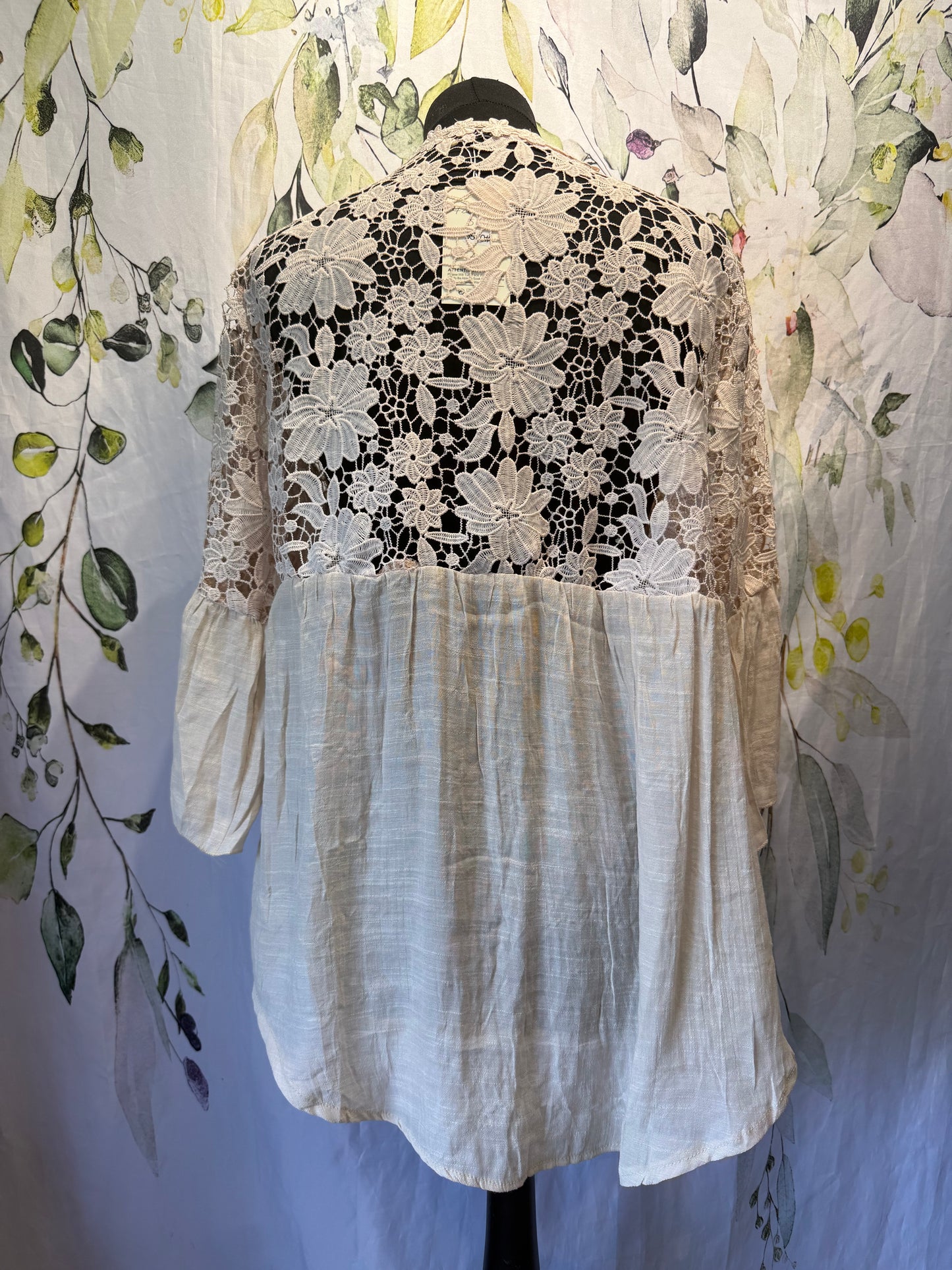Lace Back Blouse