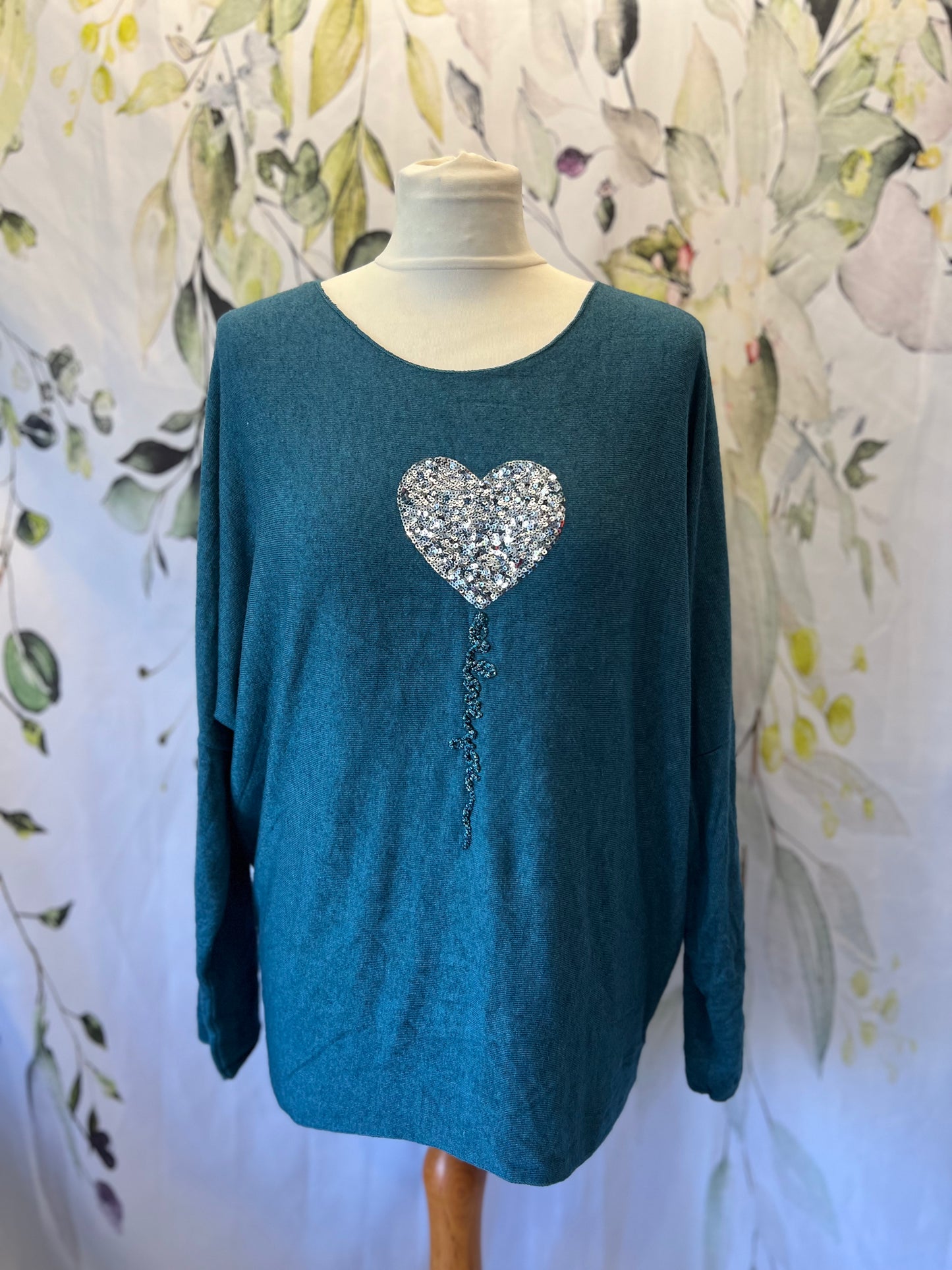 Balloon Heart Knit