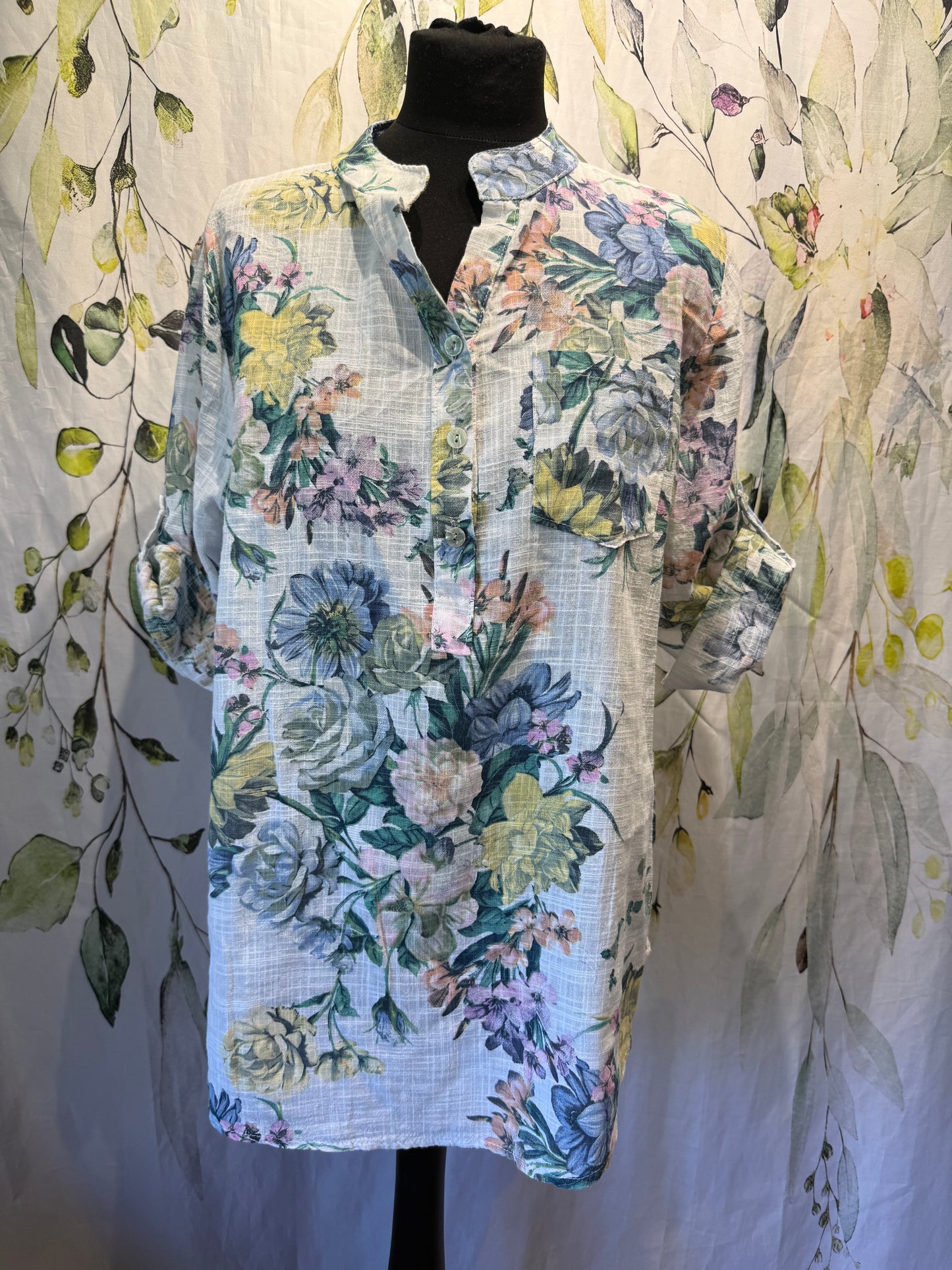 Floral Cotton Shirt