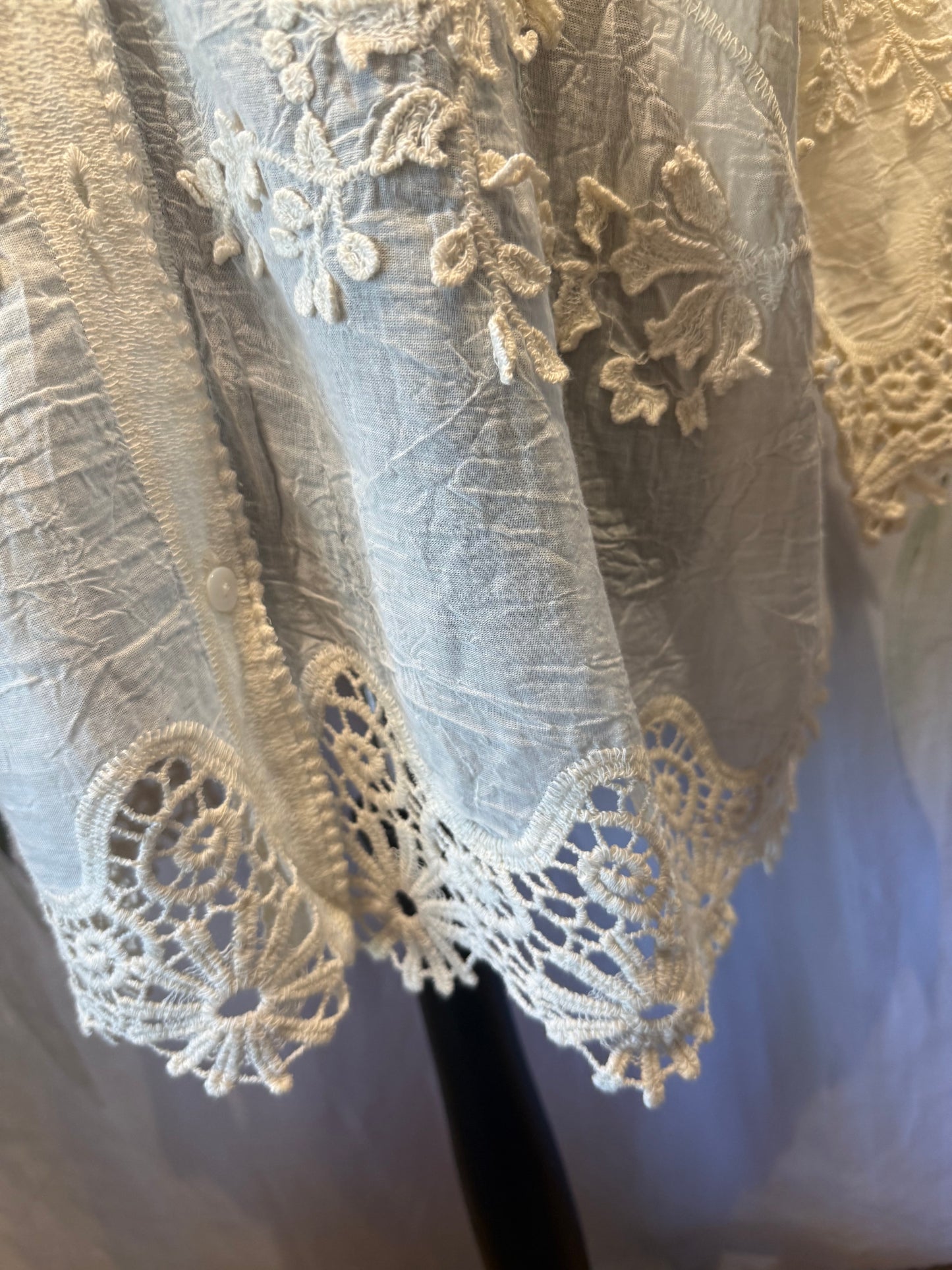 Crochet Trim Shirt