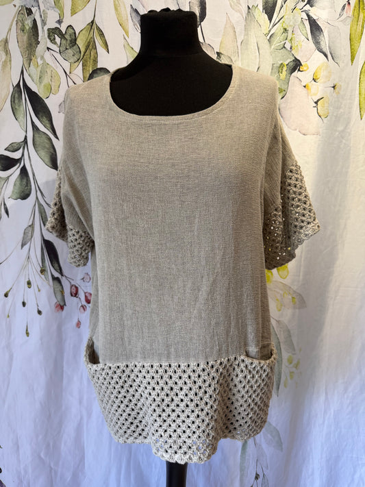Linen Blend Top