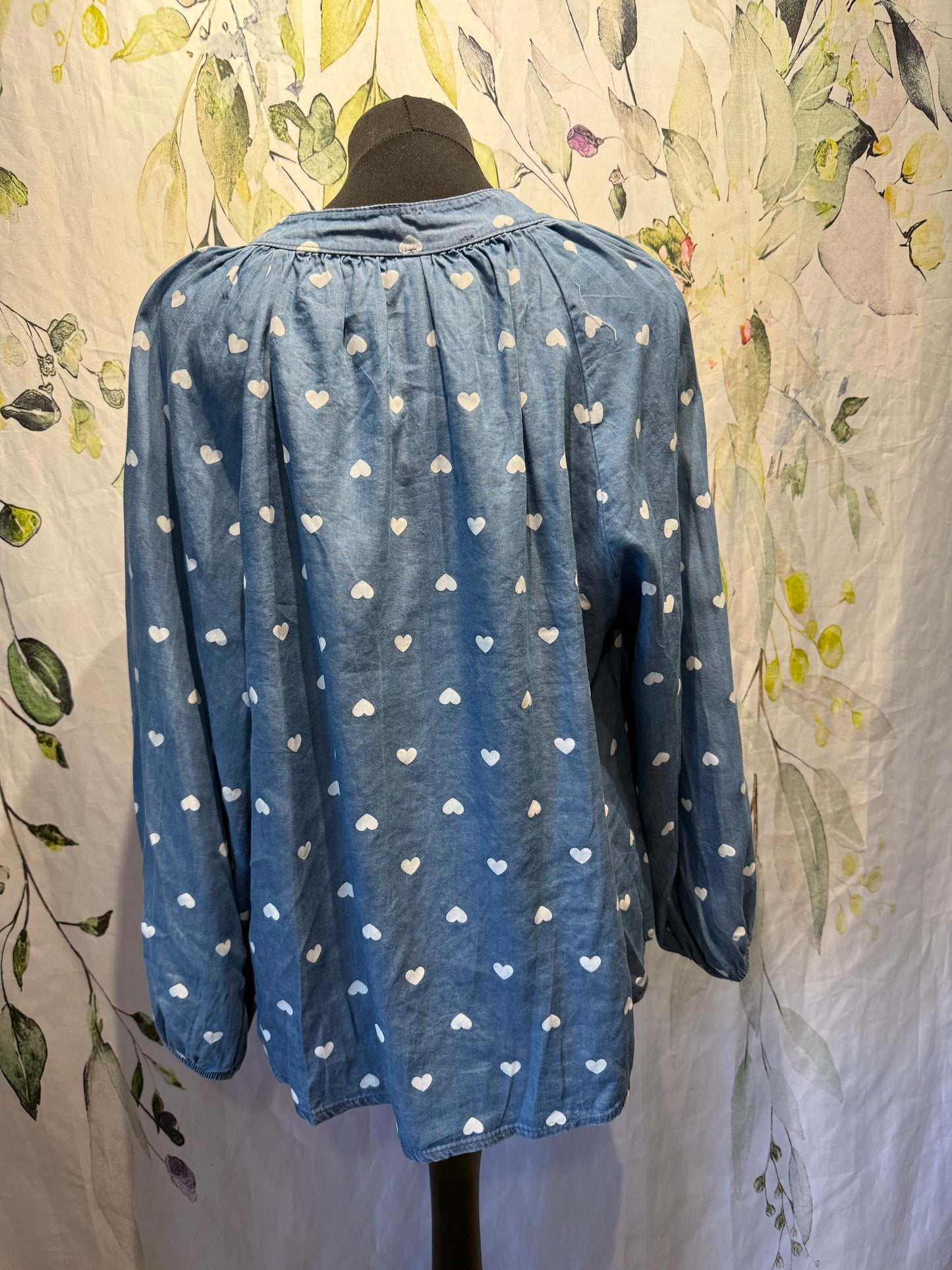 Heart Denim Shirt
