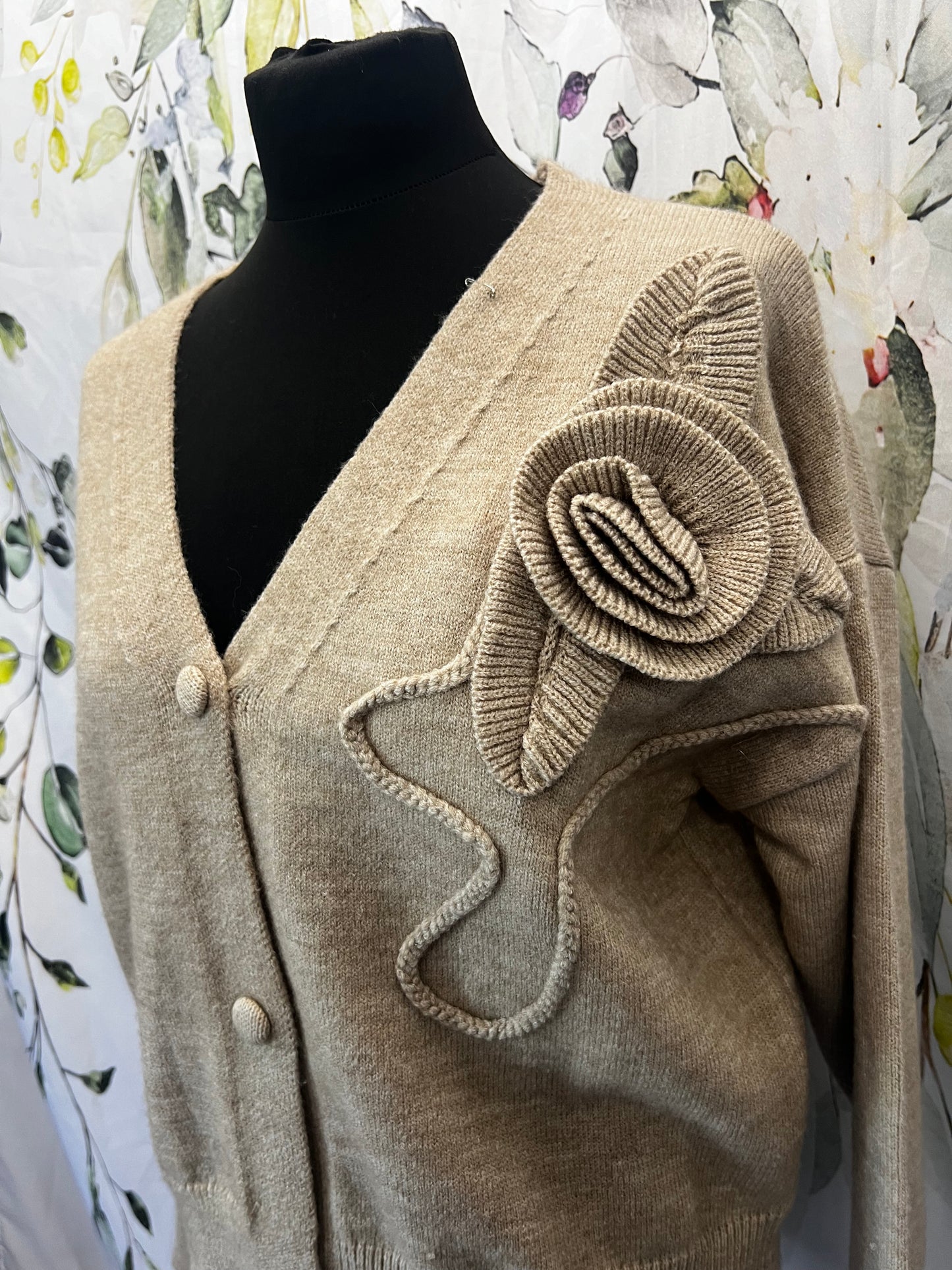 Rose Detail Cardi