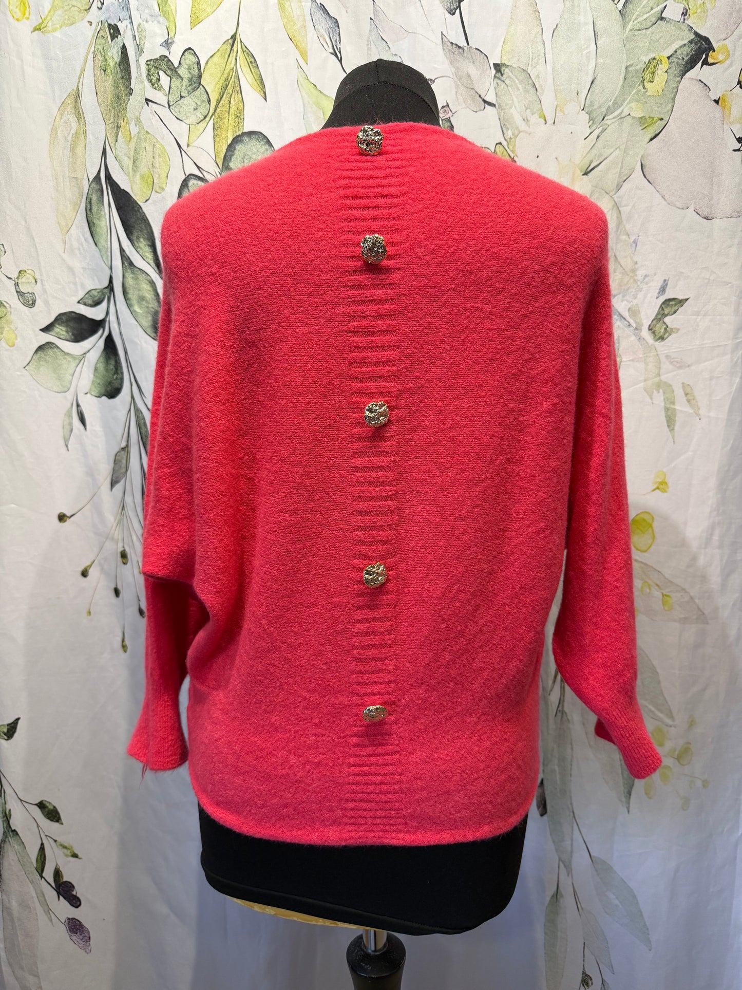 Button Back Soft Knit