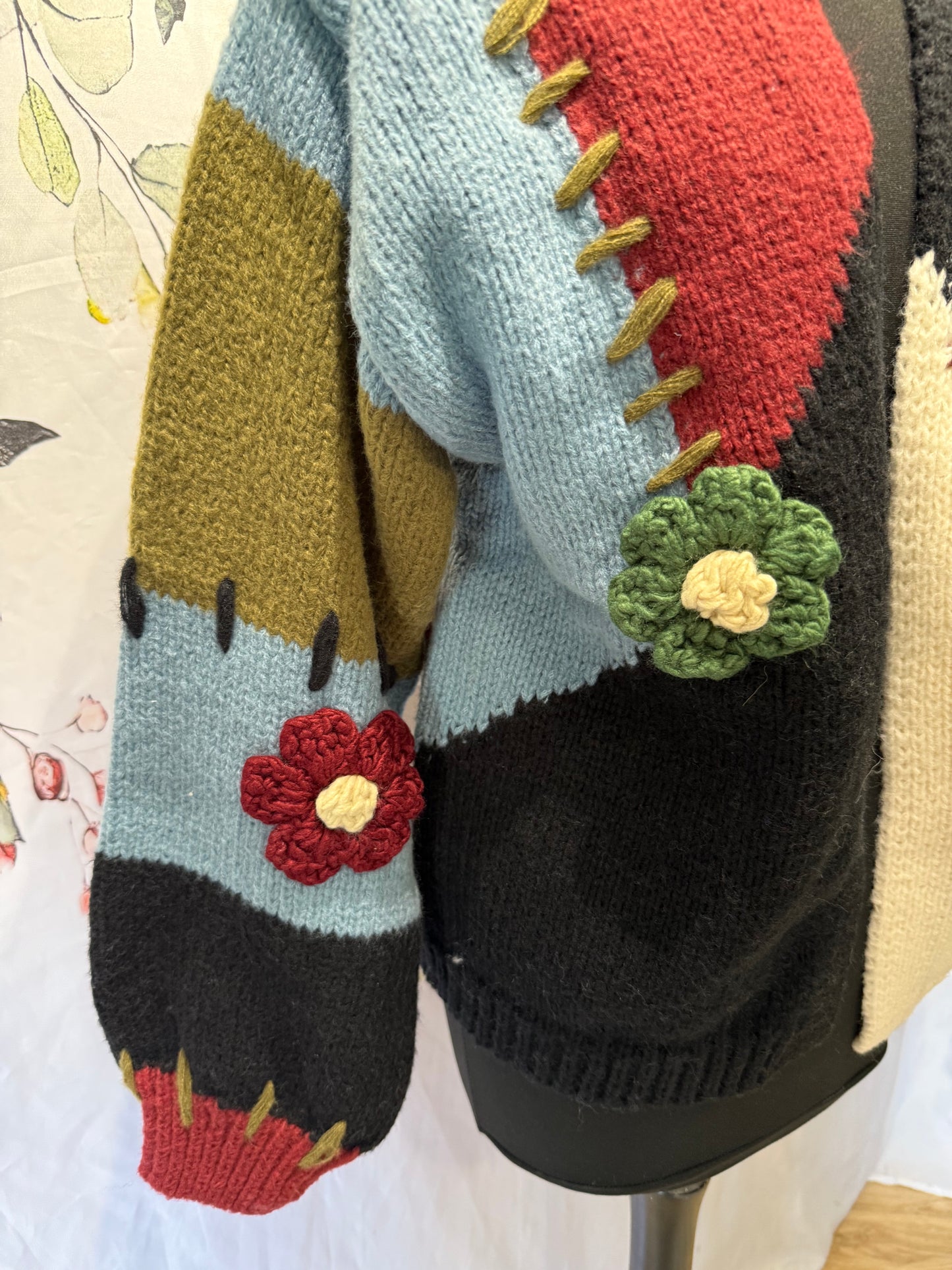 Hand Knit Style Cardi