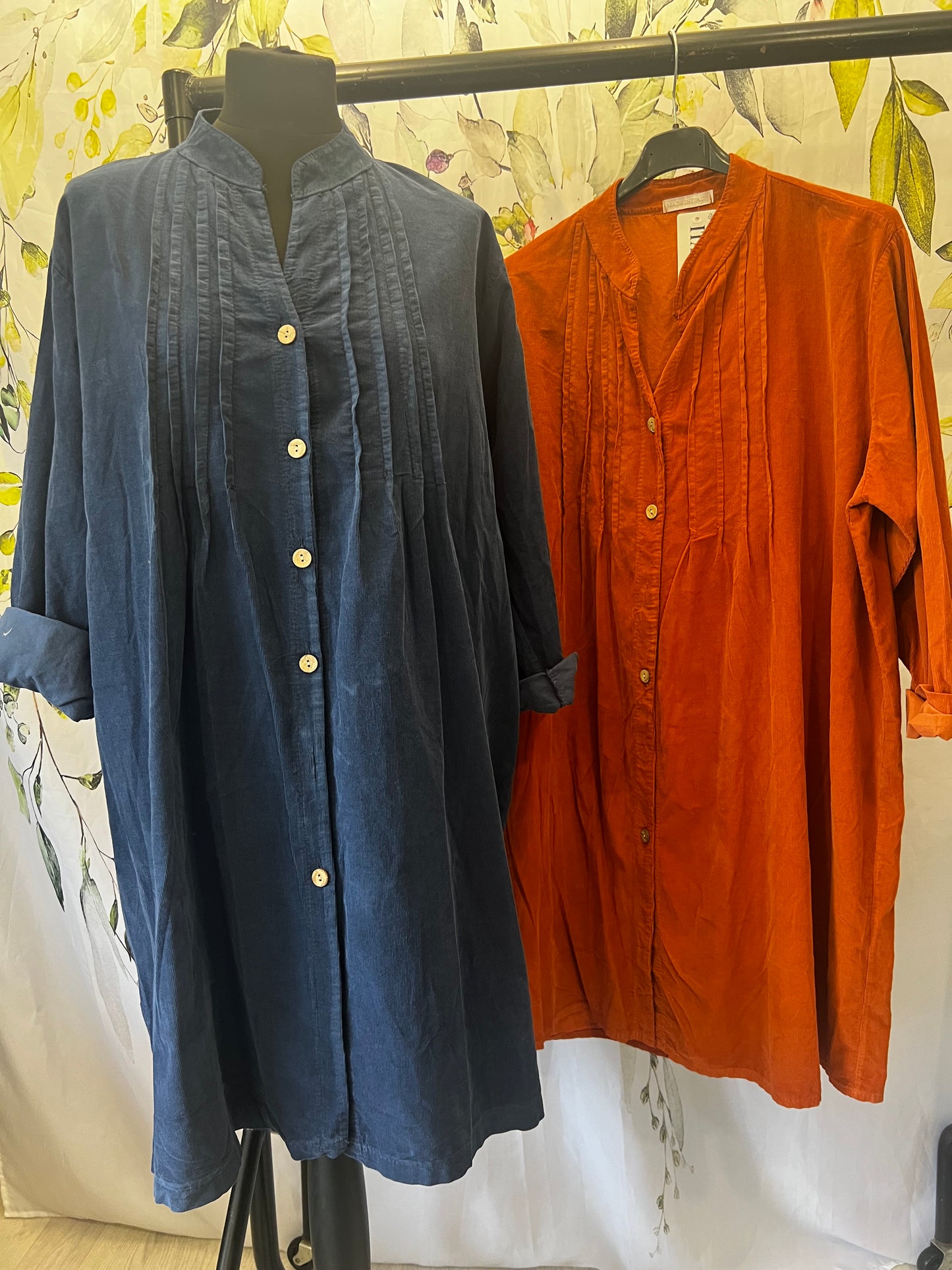 Needlecord Shirt Dress